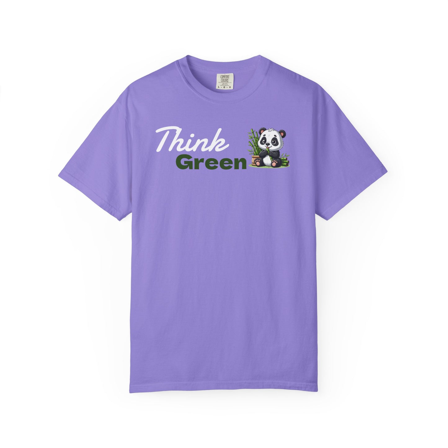 Think Green T-Shirt — Eco Message Garment-Dyed Tee