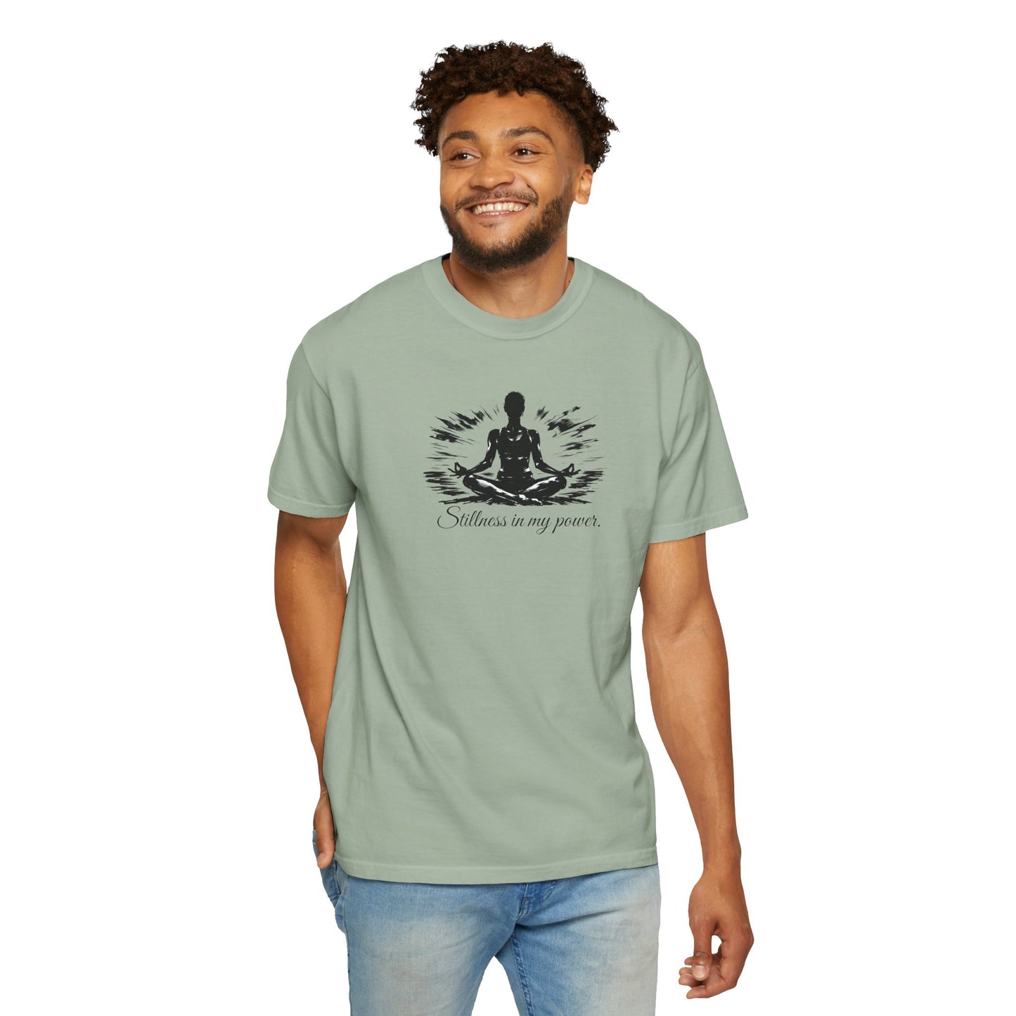 Stillness In My Power T-Shirt — Mindful Meditation Tee