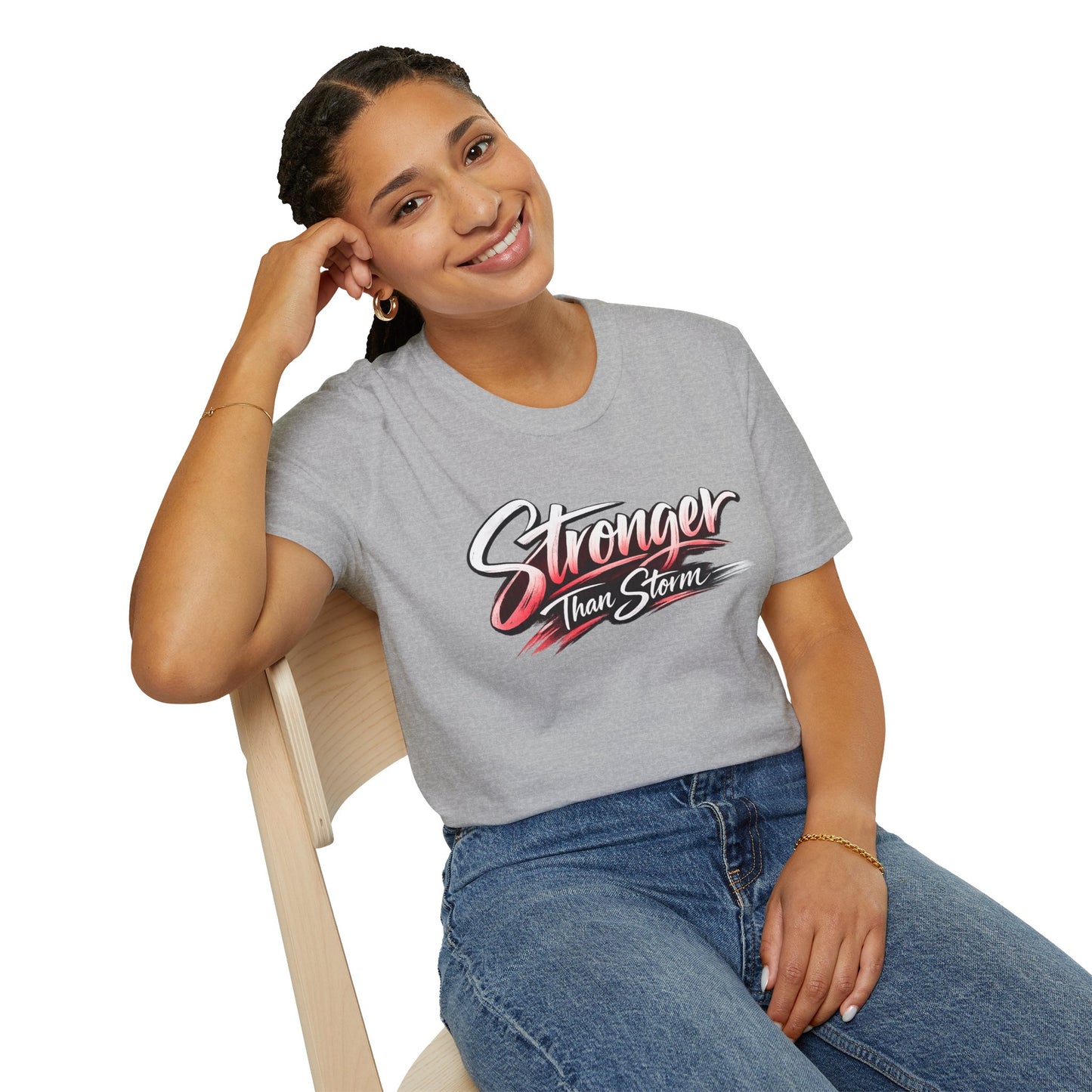 Stronger Than Storm T-Shirt — Inspirational Graphic Tee