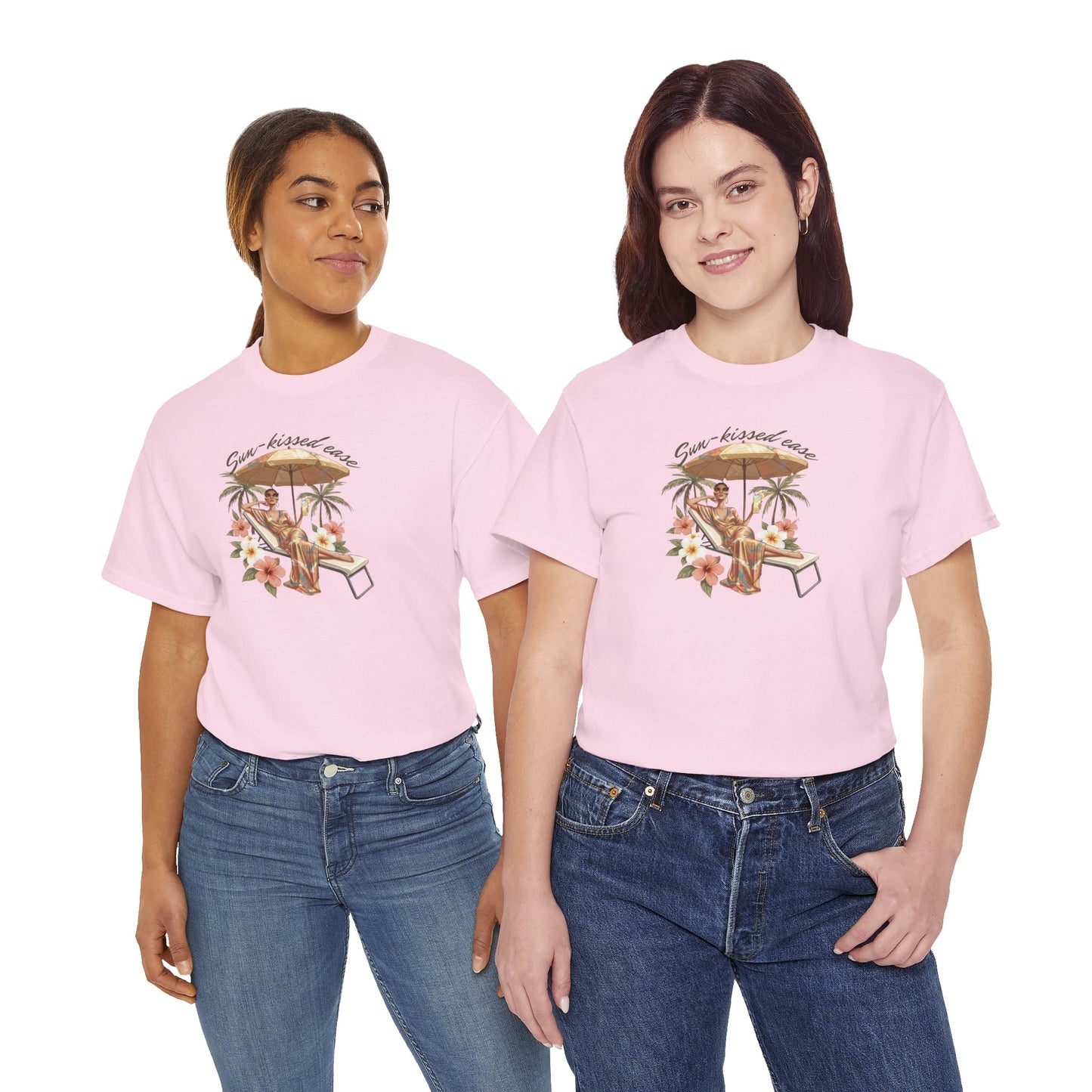 Sun-Kissed Ease Tee — Relaxed Summer Graphic T-Shirt
