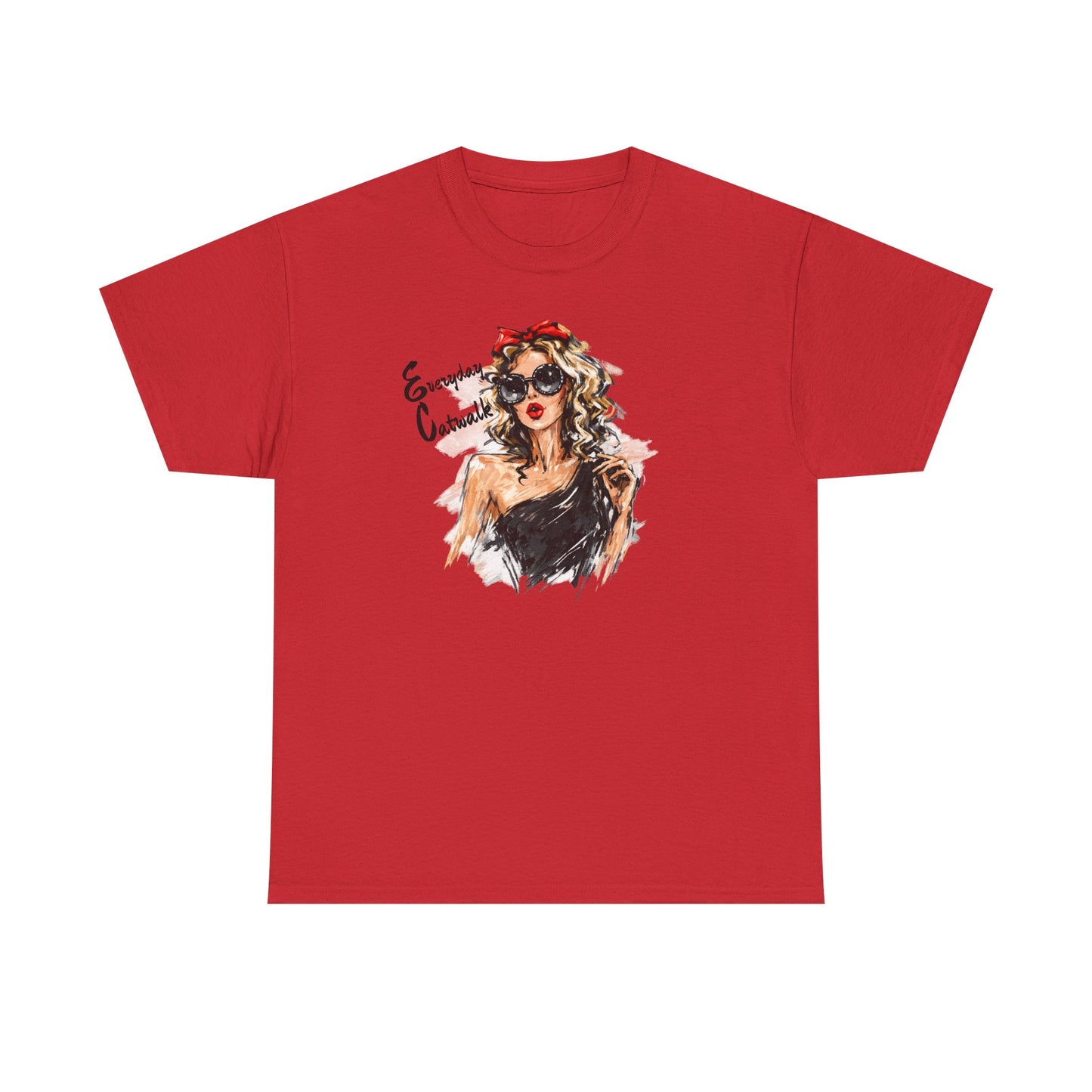 Fashion Tee — 'Everyday Catwalk' Graphic Shirt