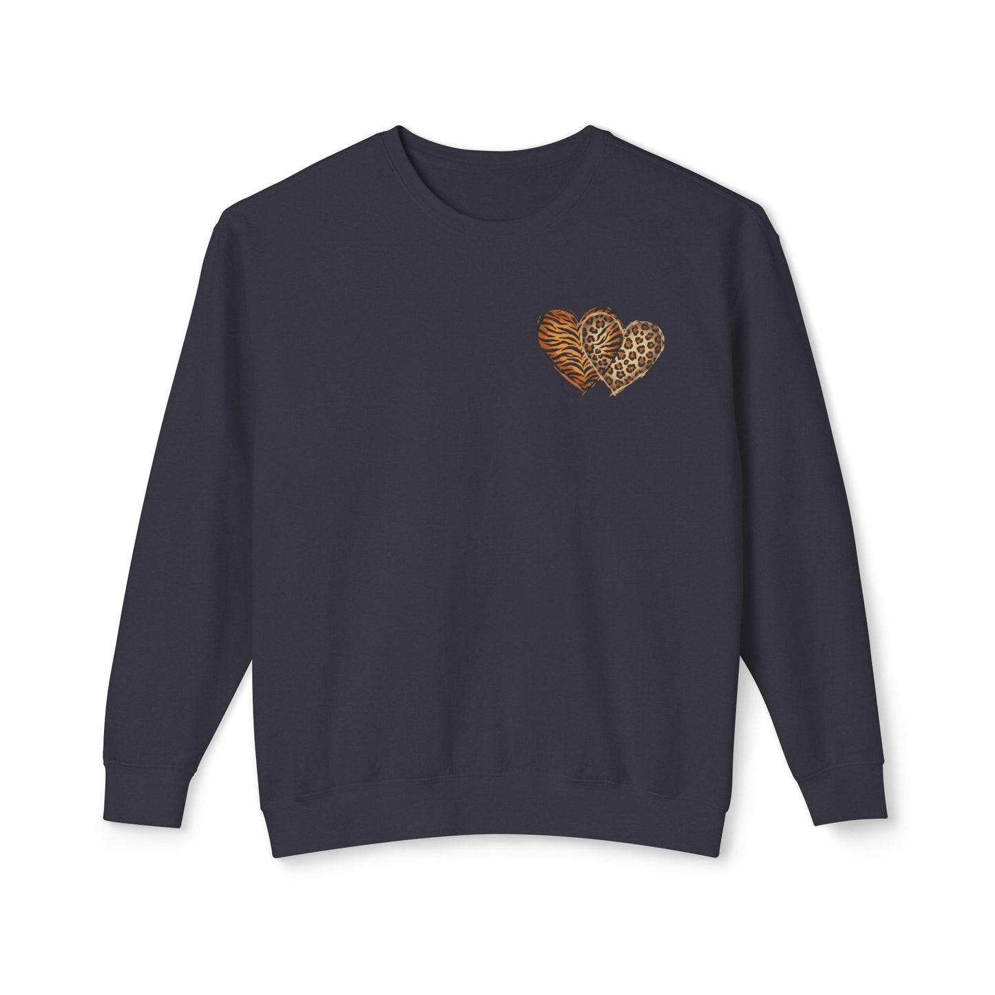 Leopard Heart Crewneck Sweatshirt