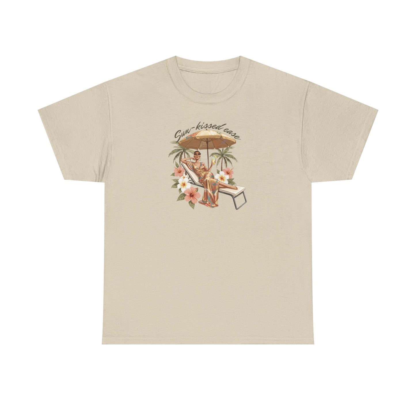 Sun-Kissed Ease Tee — Relaxed Summer Graphic T-Shirt