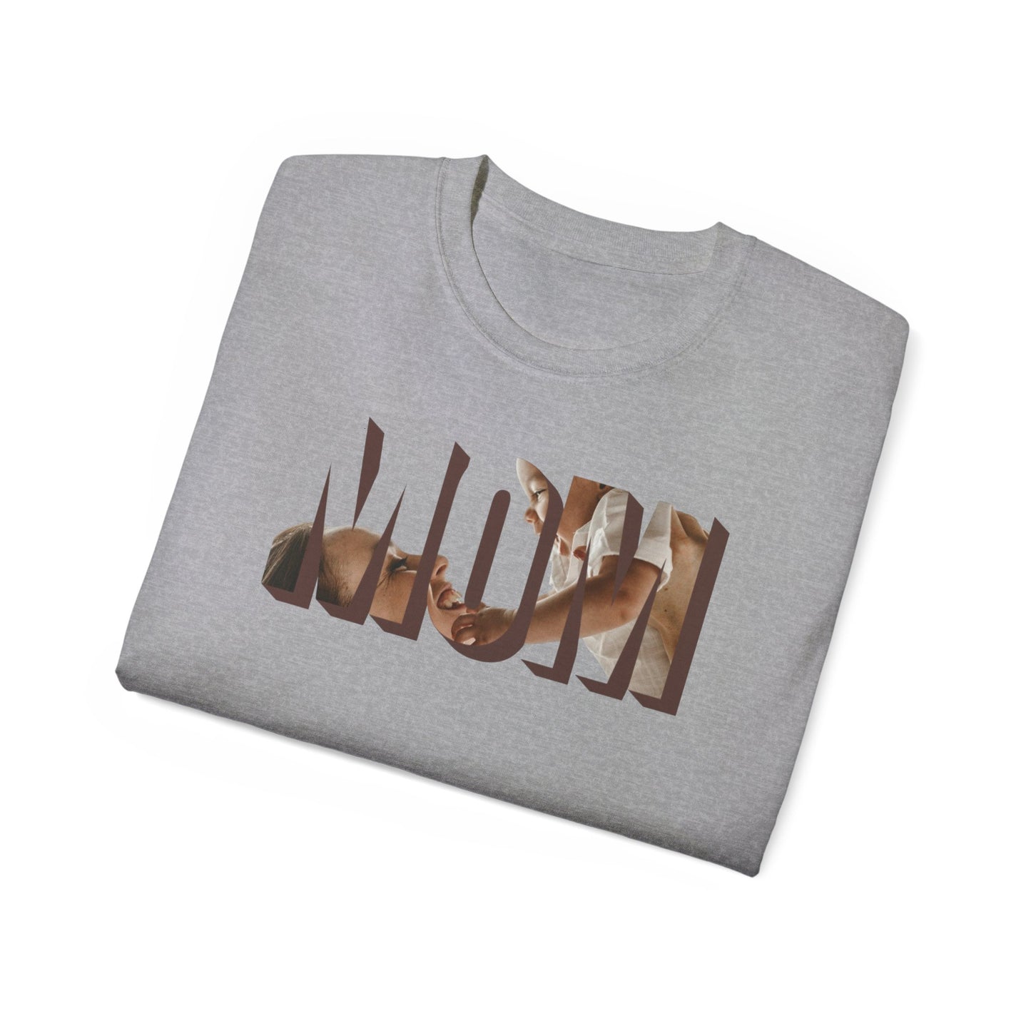 MOM Cotton Tee — Bold Mom Graphic Shirt