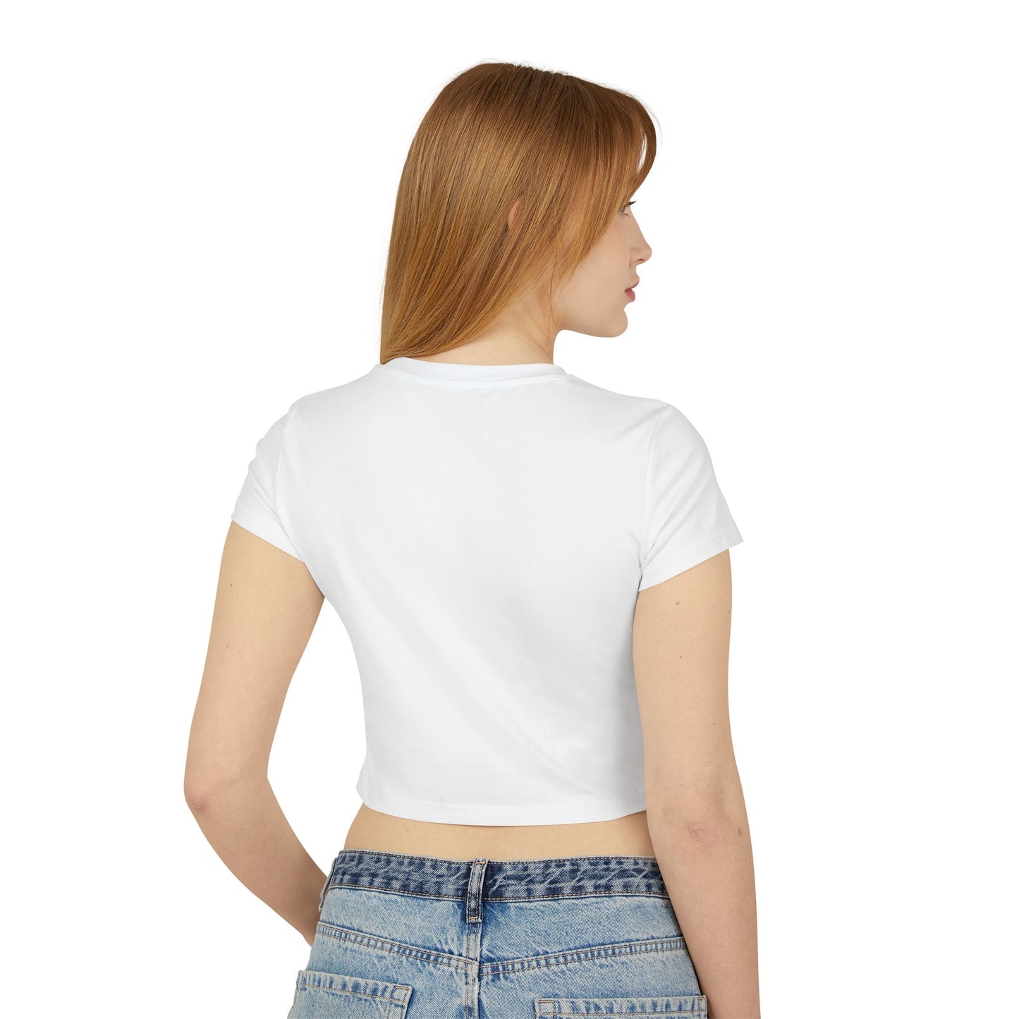 Women's Baby Tee - 'It's Not the Destination, It's the Journey' Retro Roadtrip Graphic