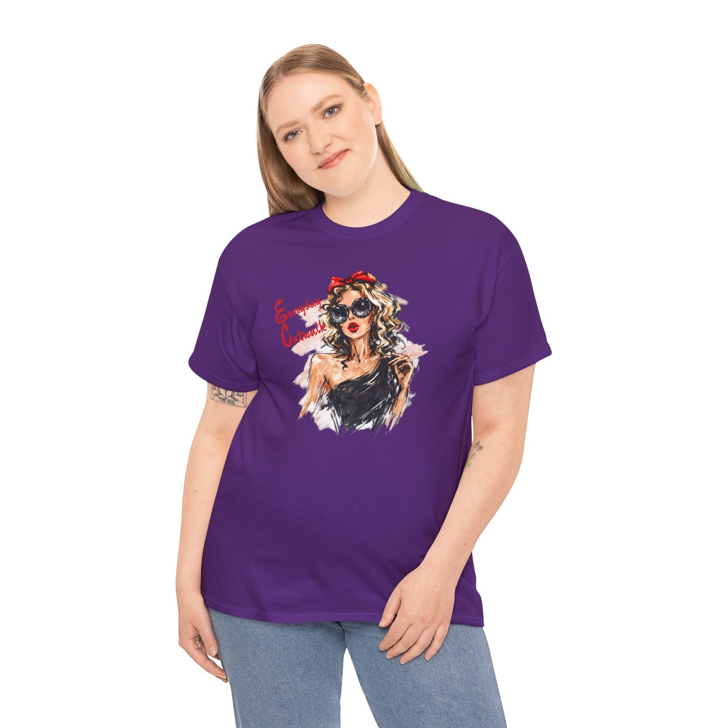 Fashion Tee — 'Everyday Catwalk' Graphic Shirt
