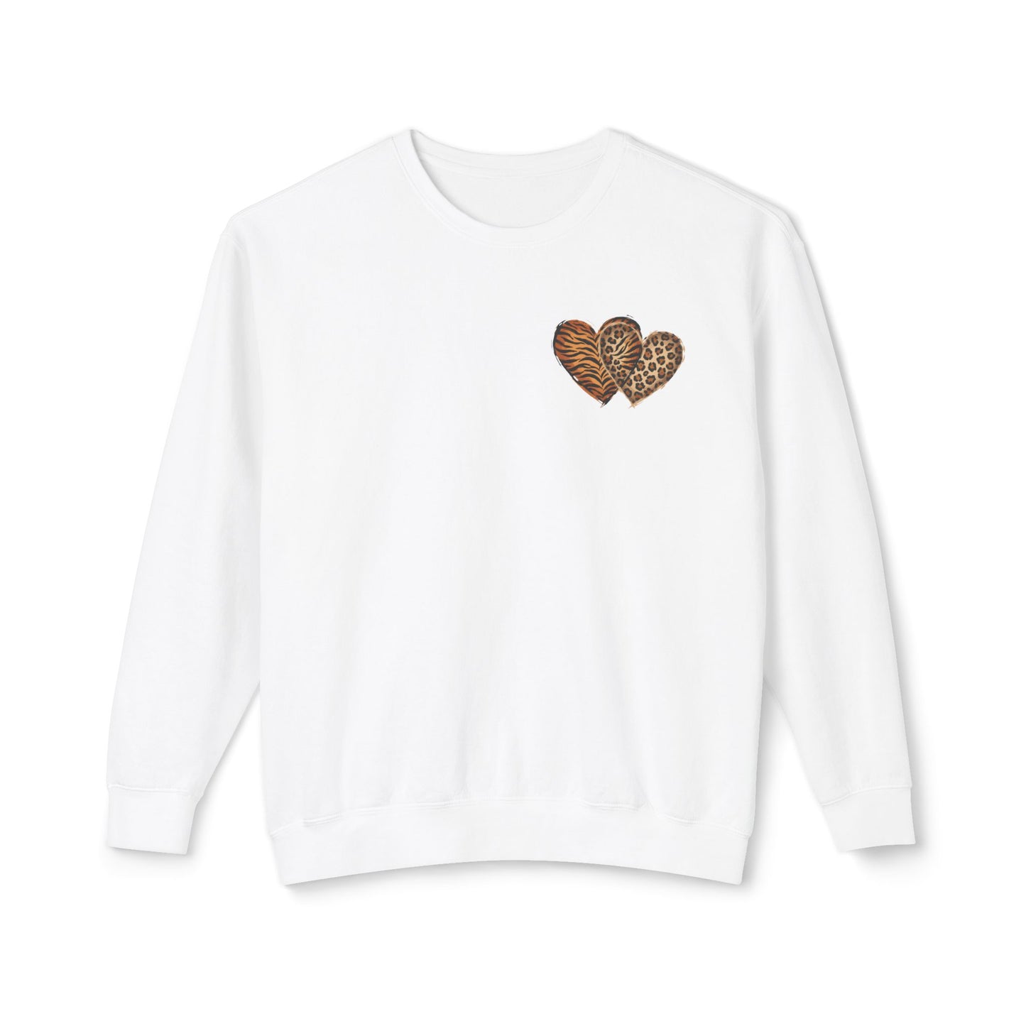Leopard Heart Crewneck Sweatshirt