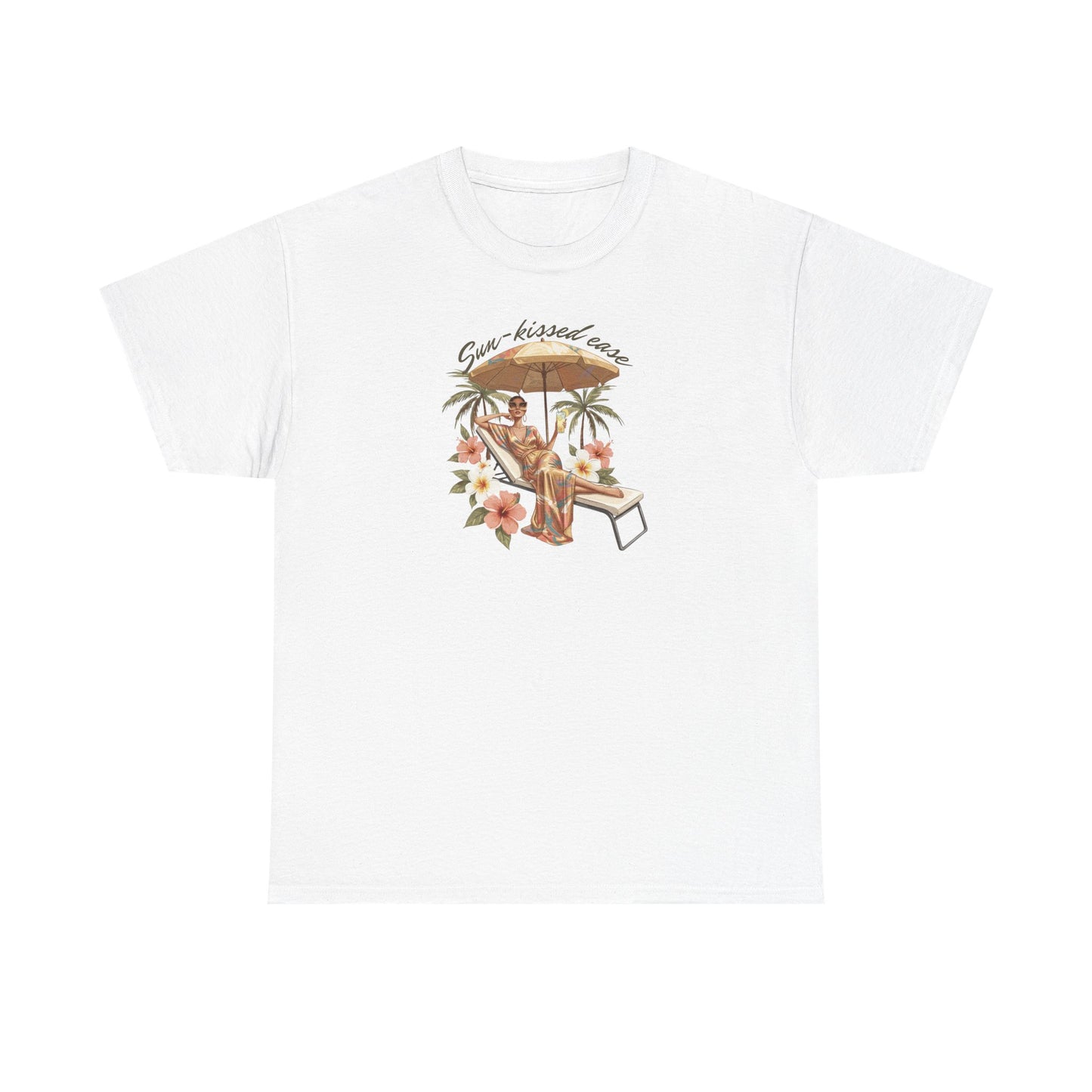 Sun-Kissed Ease Tee — Relaxed Summer Graphic T-Shirt