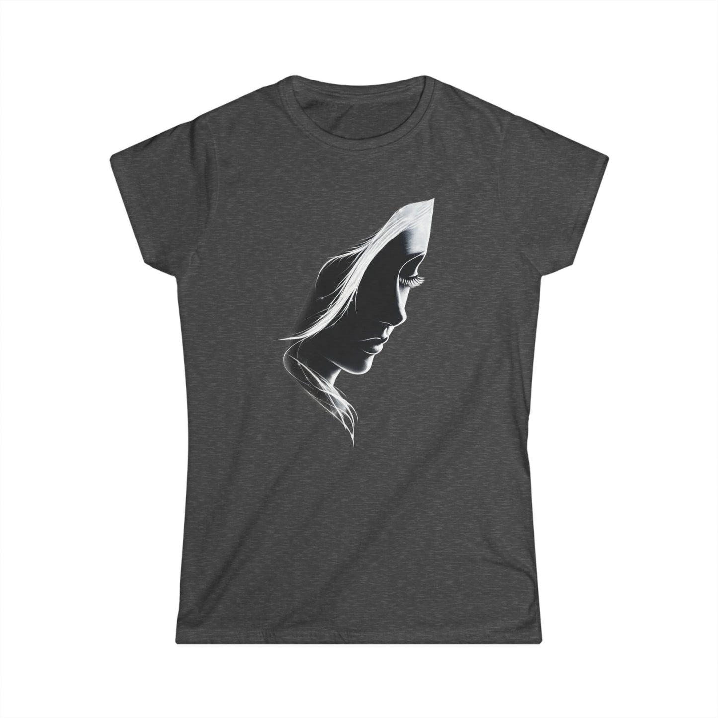 Women's Tee — Feminine Figure Silhouette Graphic