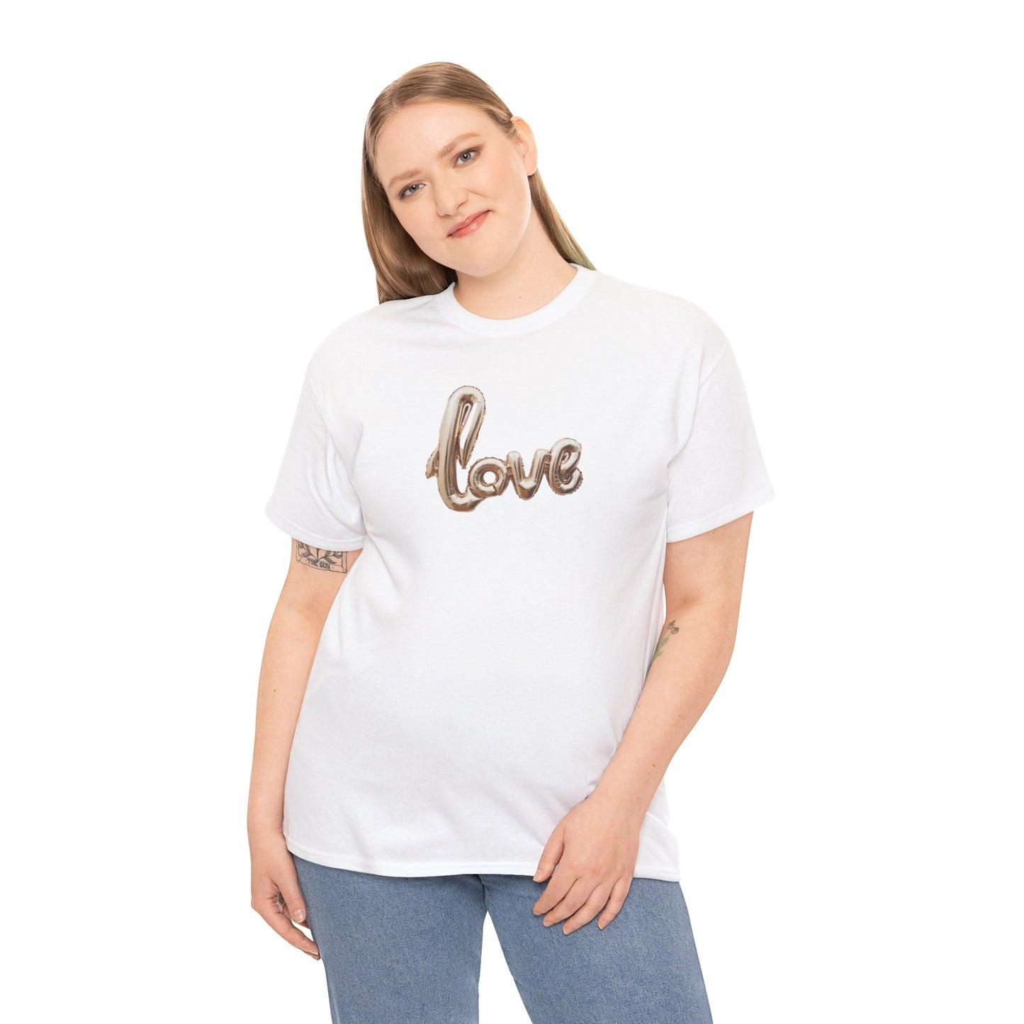 Love Graphic T-Shirt — Minimal Heart Script Tee