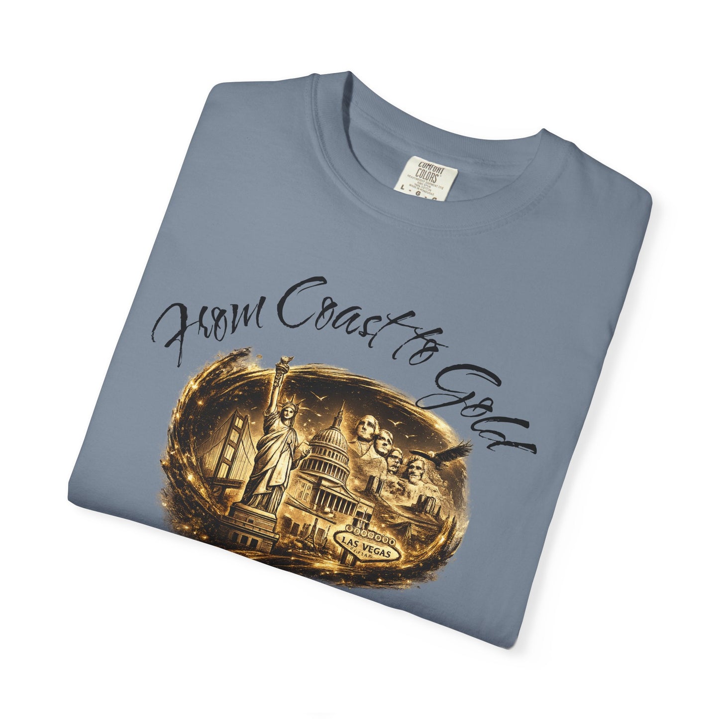 T-Shirt — 'From Coast to Cackle' Vintage Beach Scene Graphic Tee