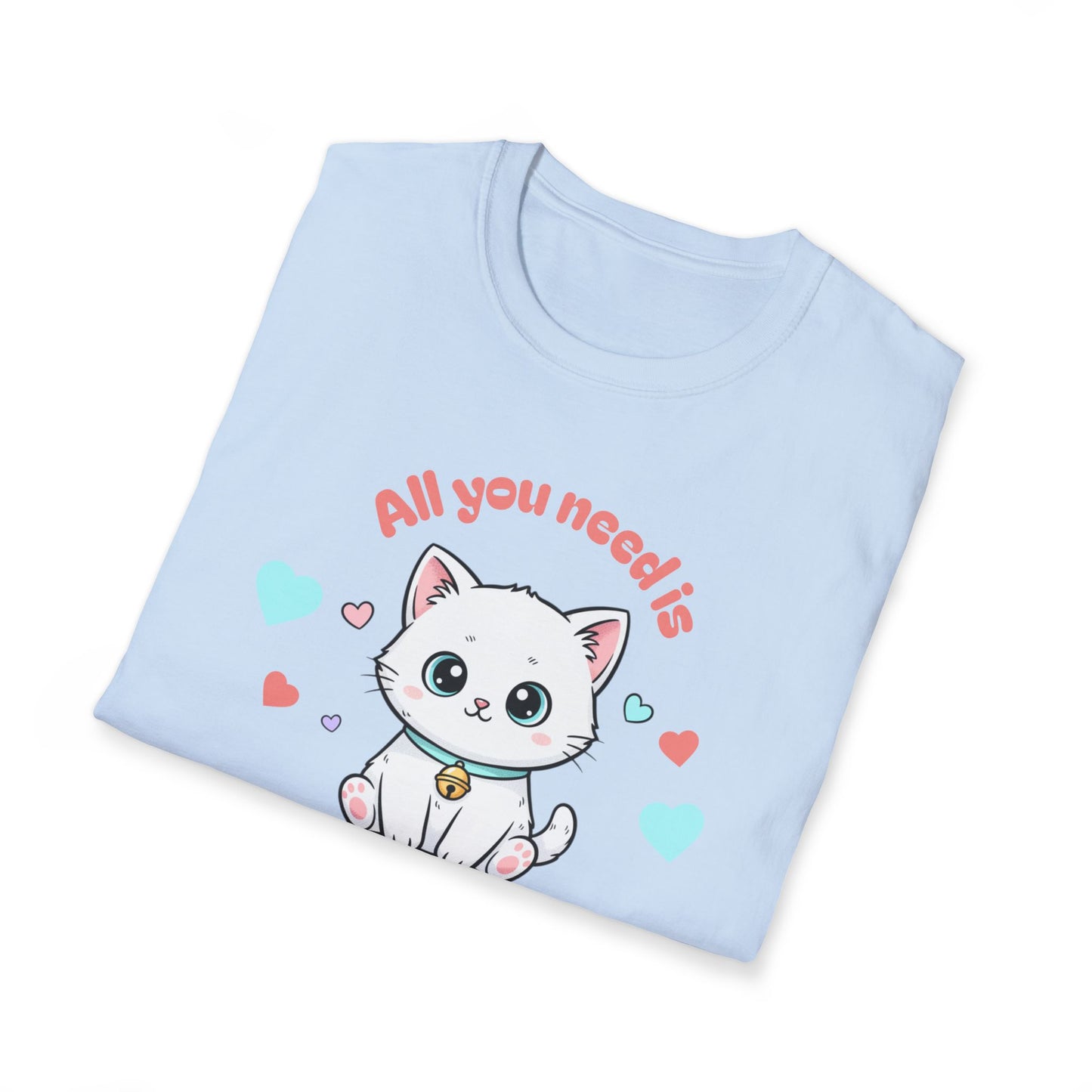 Cat 'All You Need Is Love' T-Shirt