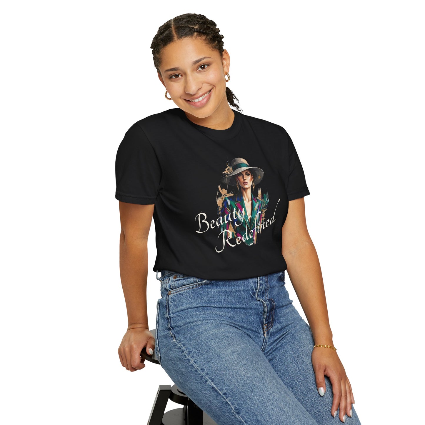 Beauty, Redefined. T-Shirt — Garment-Dyed Statement Tee