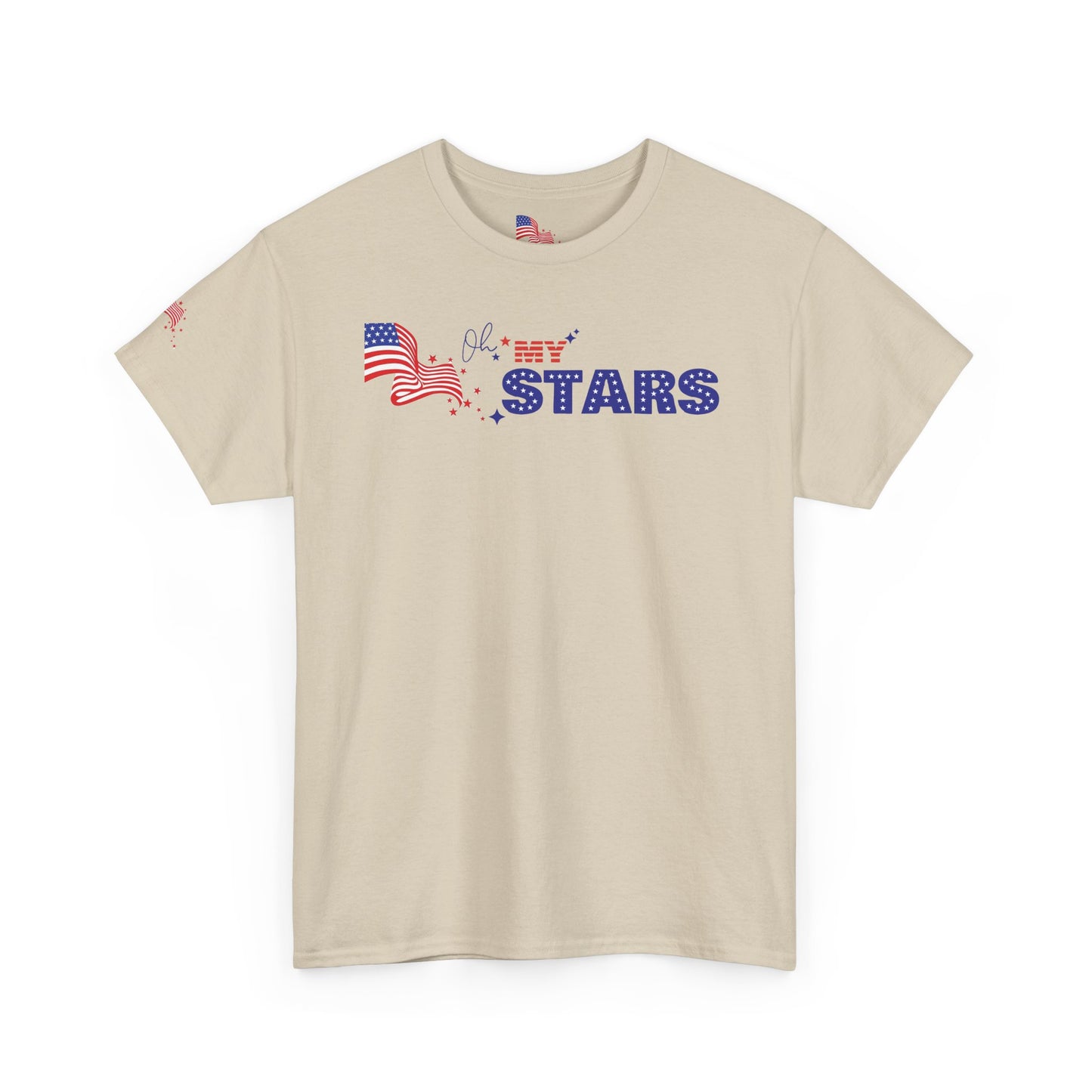 Patriotic Stars T-Shirt — American Flag Star Graphic Tee