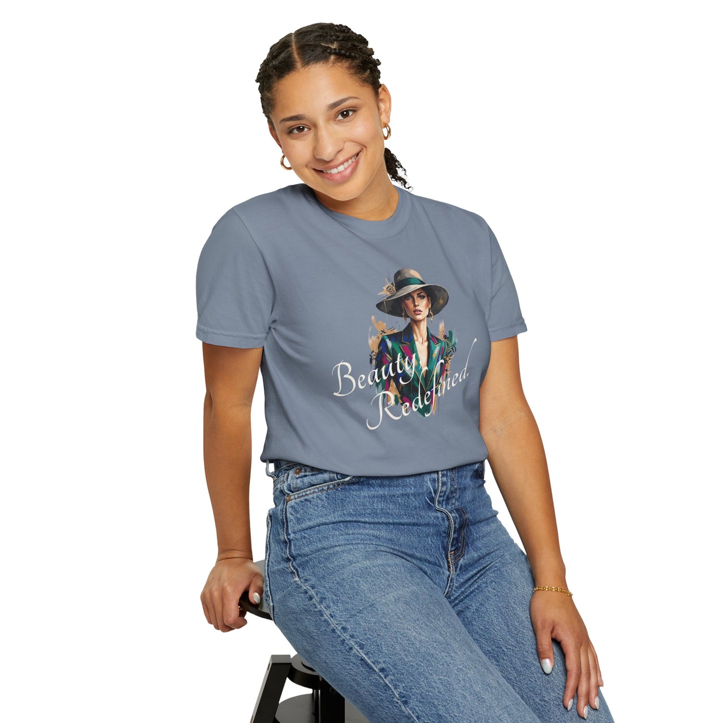 Beauty, Redefined. T-Shirt — Garment-Dyed Statement Tee