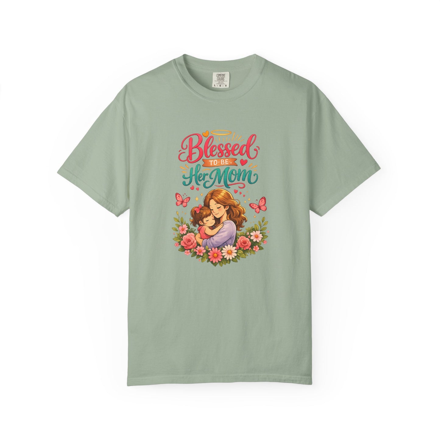Blessed to Be Her Mom T-Shirt — Mother Daughter Floral Mother's Day Tee