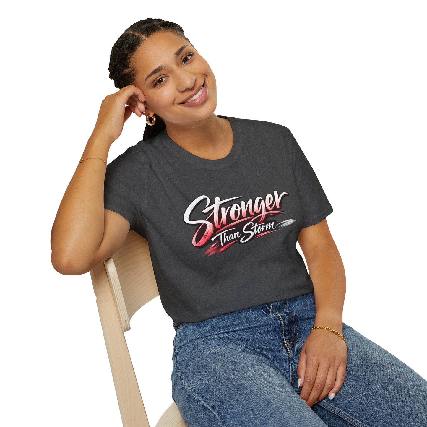 Stronger Than Storm T-Shirt — Inspirational Graphic Tee