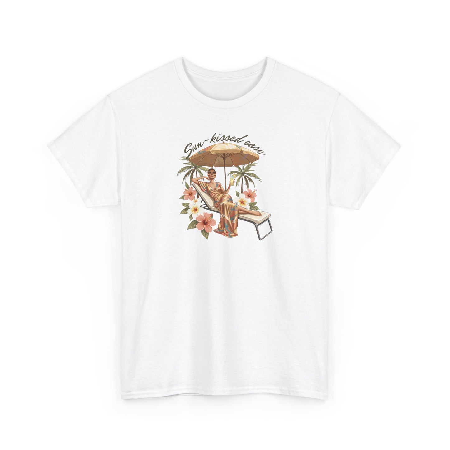 Sun-Kissed Ease Tee — Relaxed Summer Graphic T-Shirt