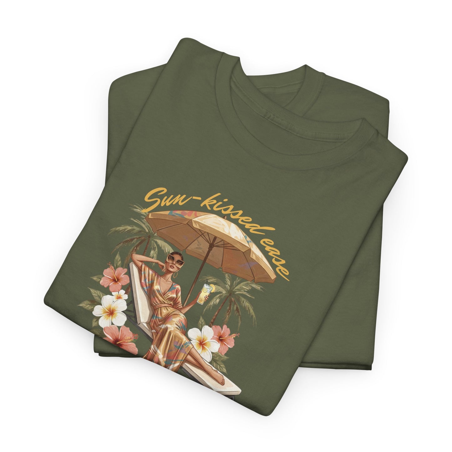 Sun-Kissed Ease Tee — Relaxed Summer Graphic T-Shirt