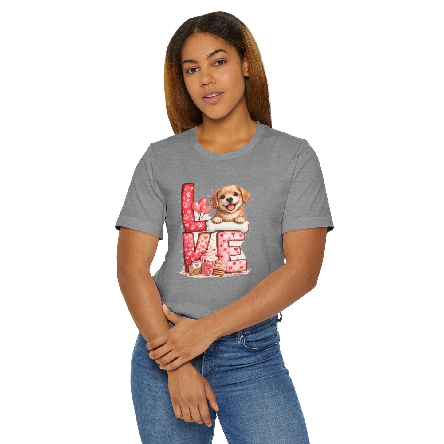 Love Dog T-Shirt — Cute Puppy Heart Graphic Tee