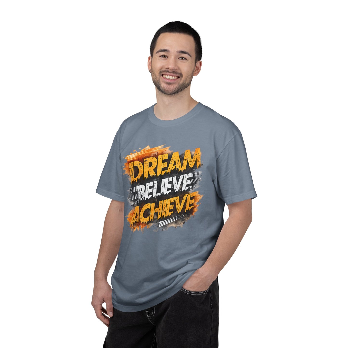 Dream Believe Achieve T-Shirt — Inspirational Motivational Tee