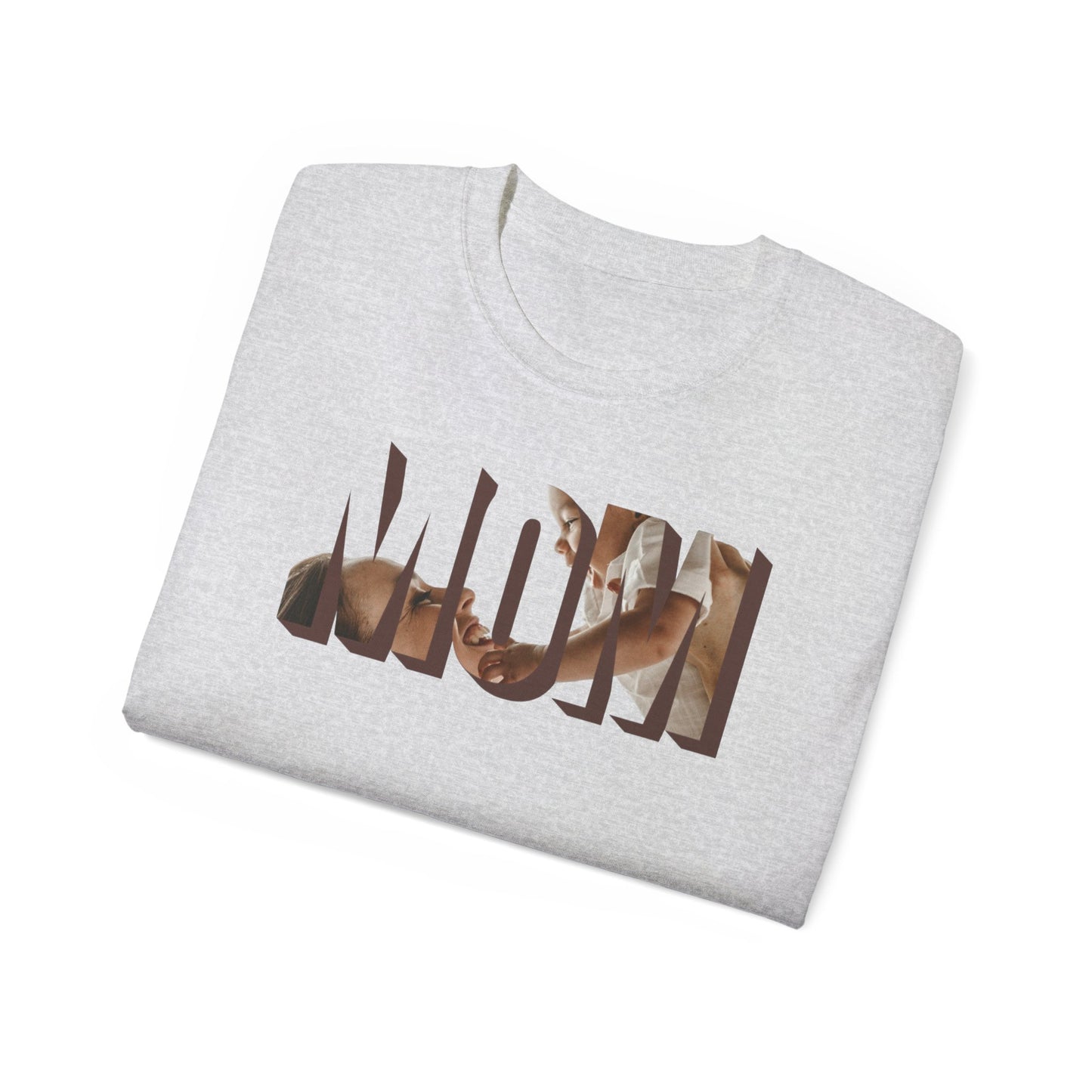 MOM Cotton Tee — Bold Mom Graphic Shirt