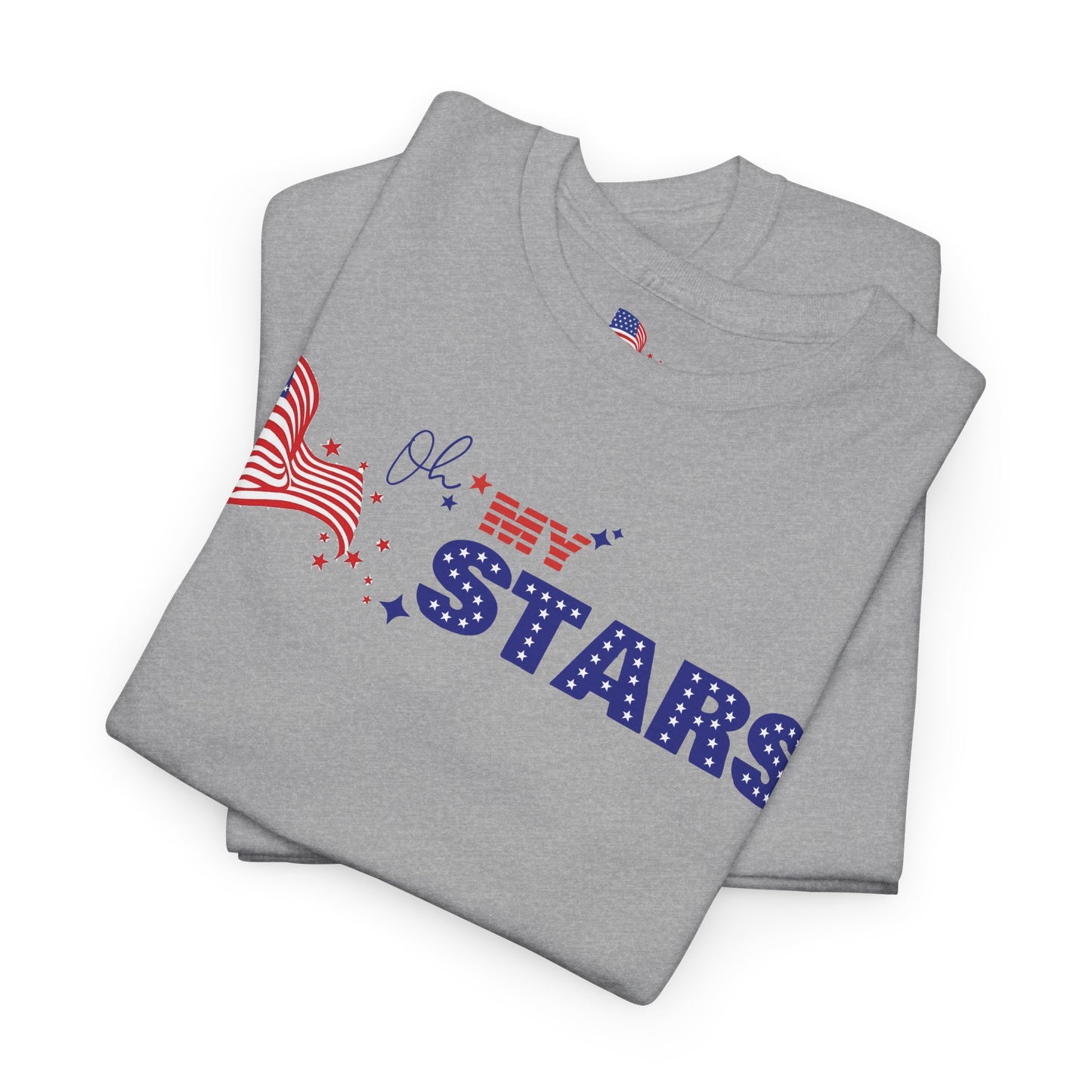 Patriotic Stars T-Shirt — American Flag Star Graphic Tee