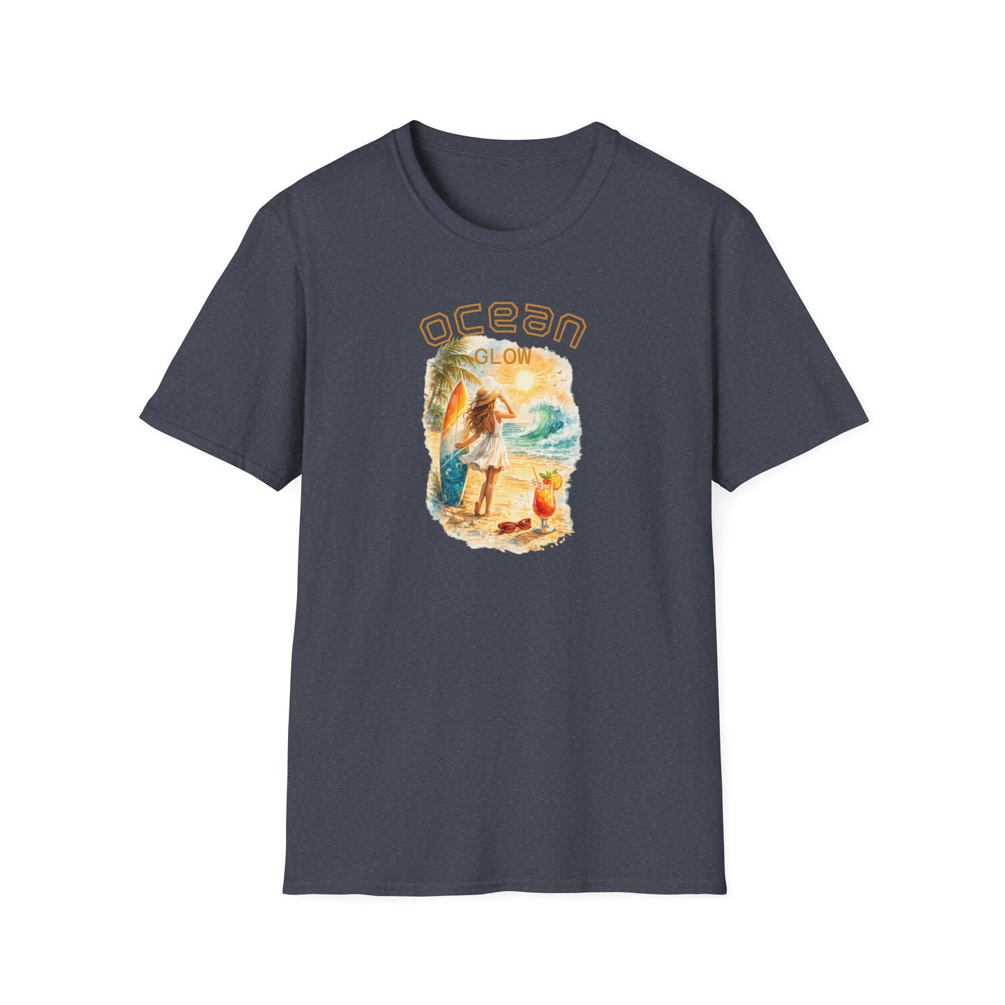 Ocean Glow T-Shirt — Luminous Coastal Graphic Tee