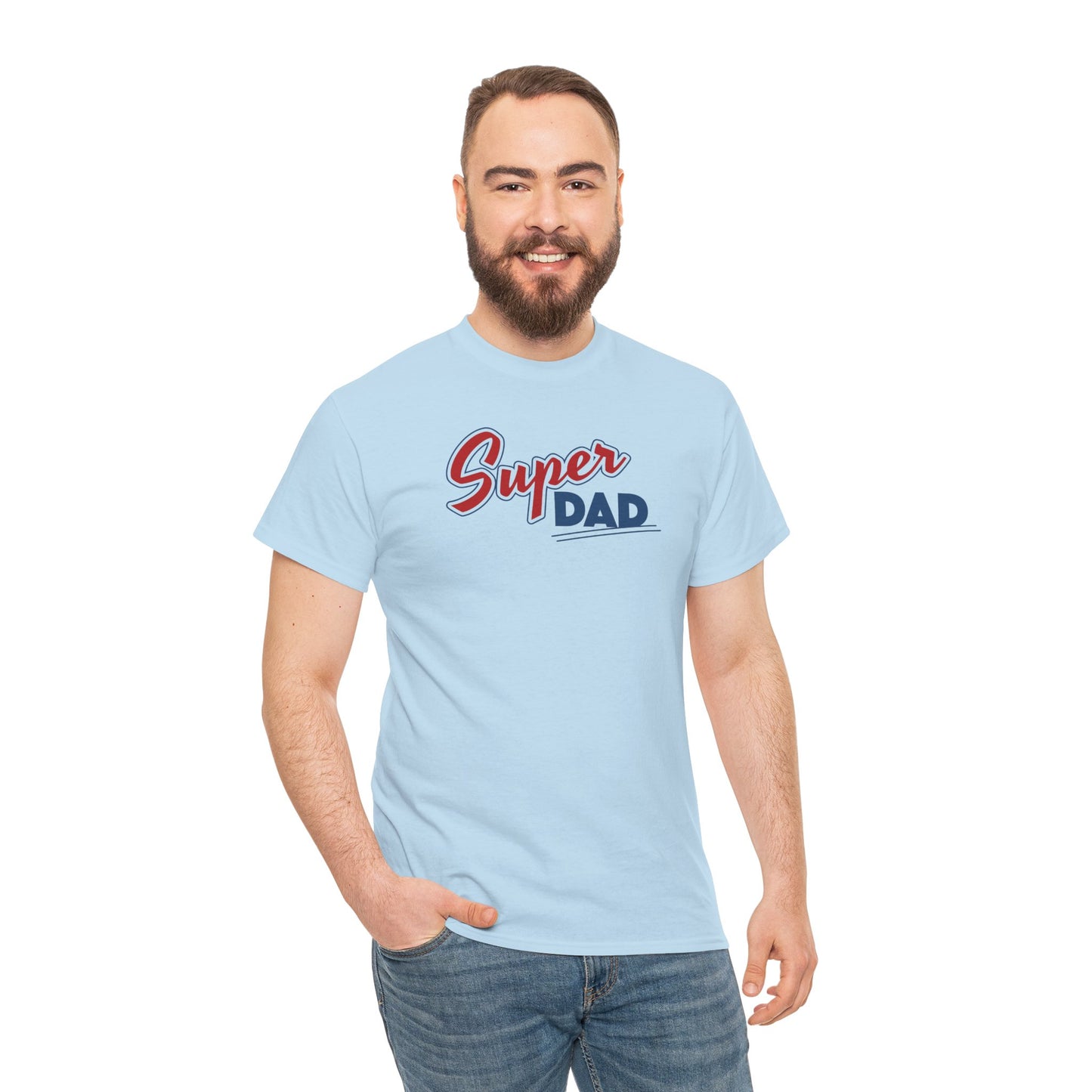Super Dad T-Shirt — Retro Script Fathers Day Tee
