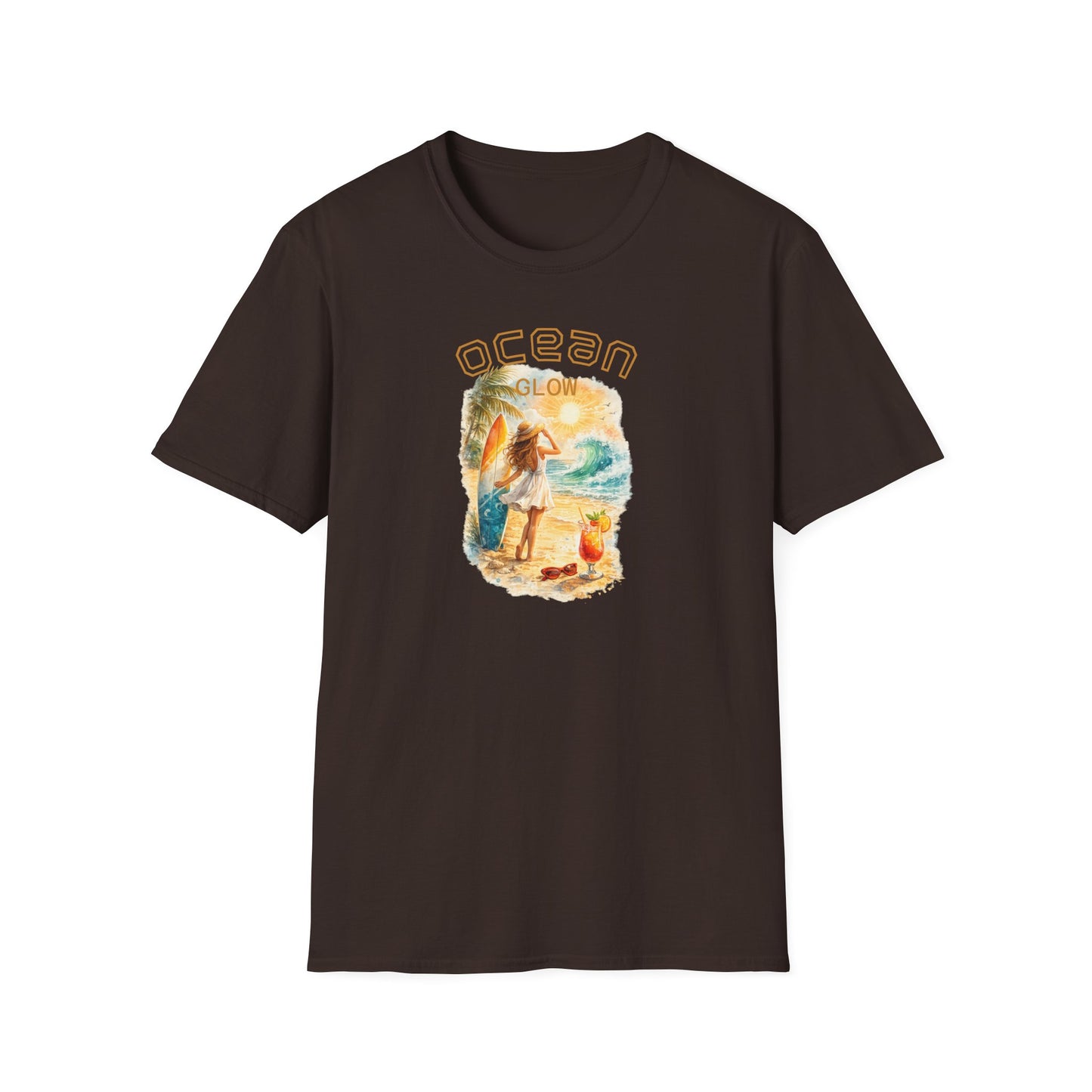 Ocean Glow T-Shirt — Luminous Coastal Graphic Tee