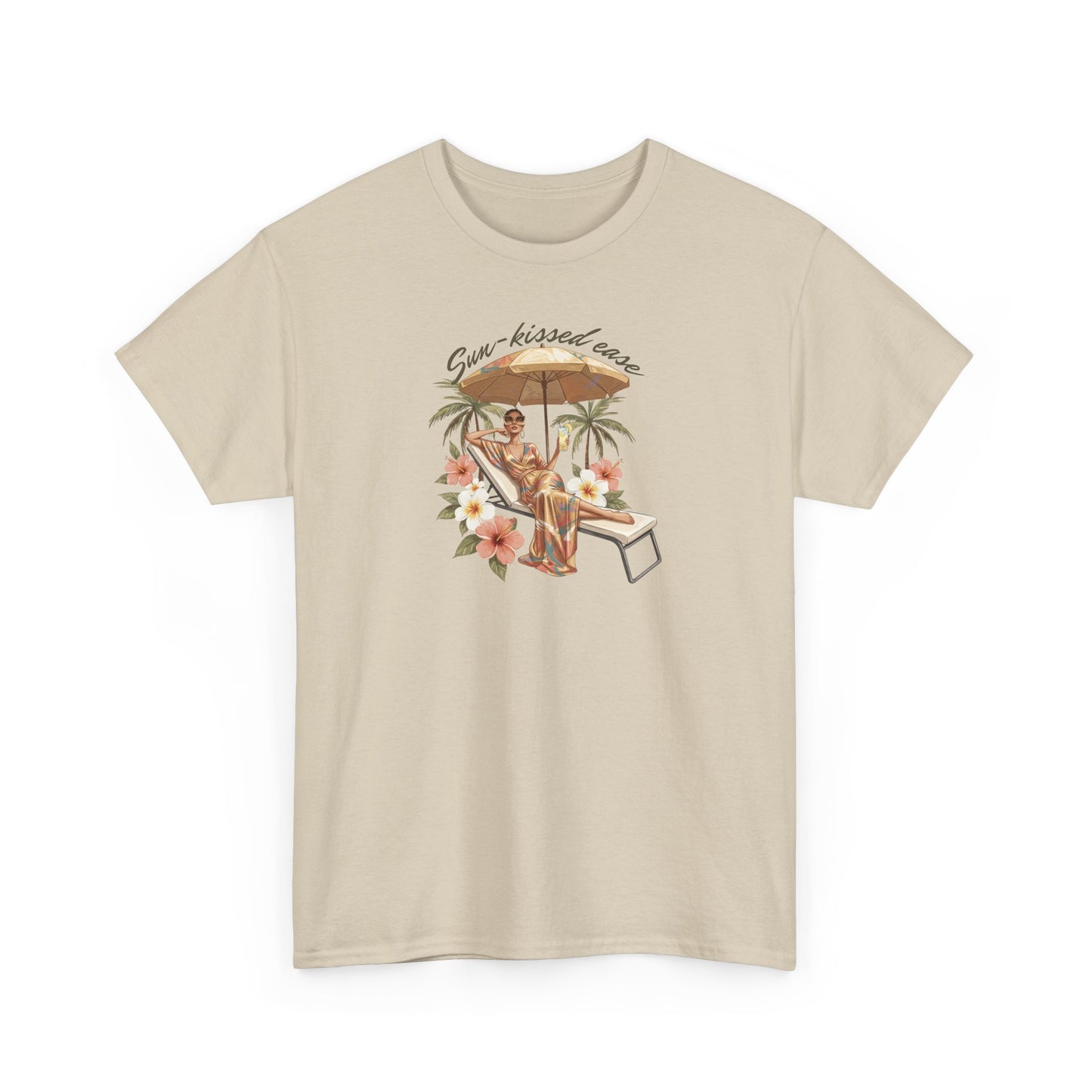 Sun-Kissed Ease Tee — Relaxed Summer Graphic T-Shirt