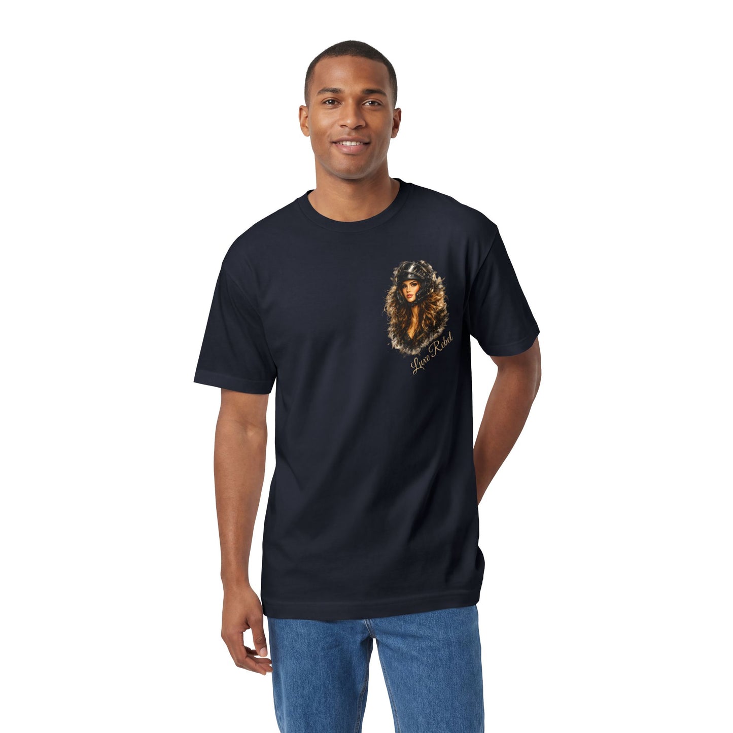 Luxe Rebel Tee — "Elegance at Full Speed"
