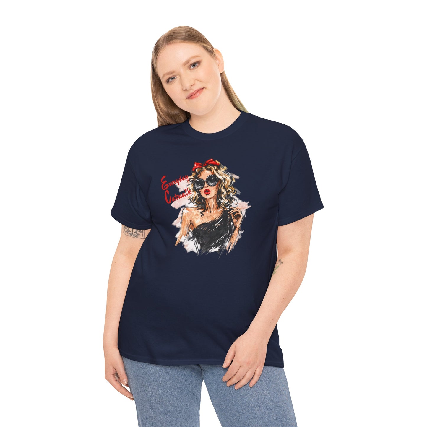 Fashion Tee — 'Everyday Catwalk' Graphic Shirt