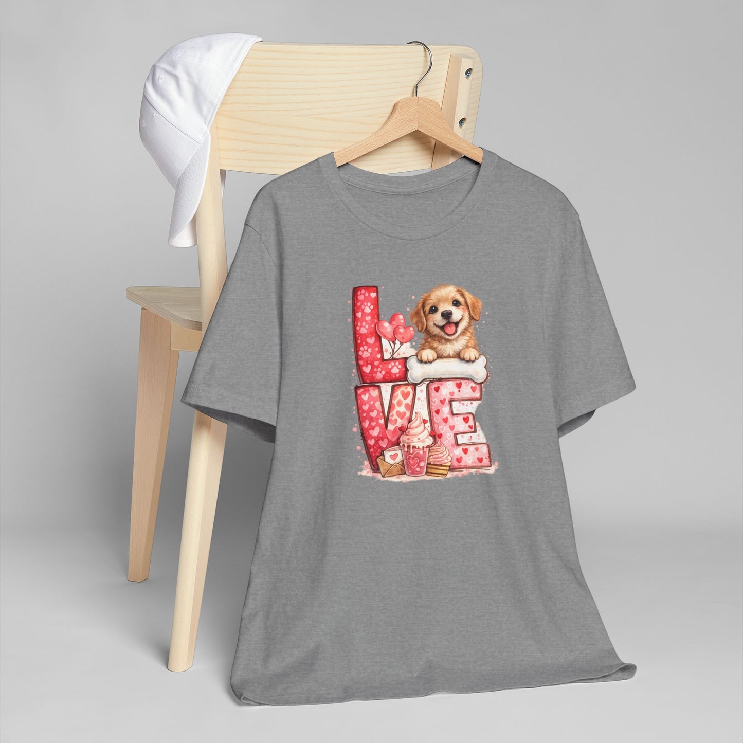 Love Dog T-Shirt — Cute Puppy Heart Graphic Tee