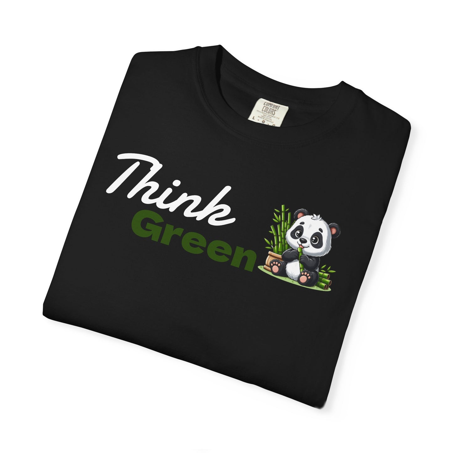 Think Green T-Shirt — Eco Message Garment-Dyed Tee