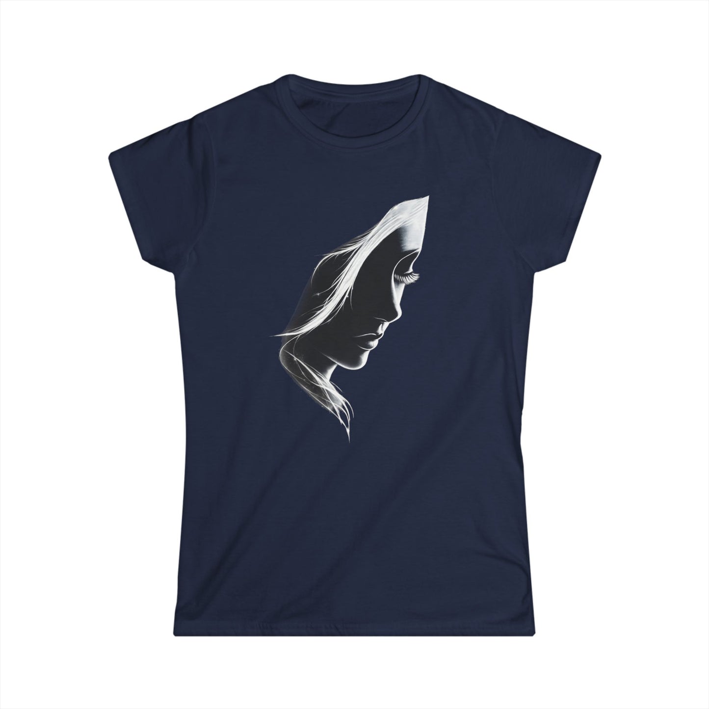 Women's Tee — Feminine Figure Silhouette Graphic