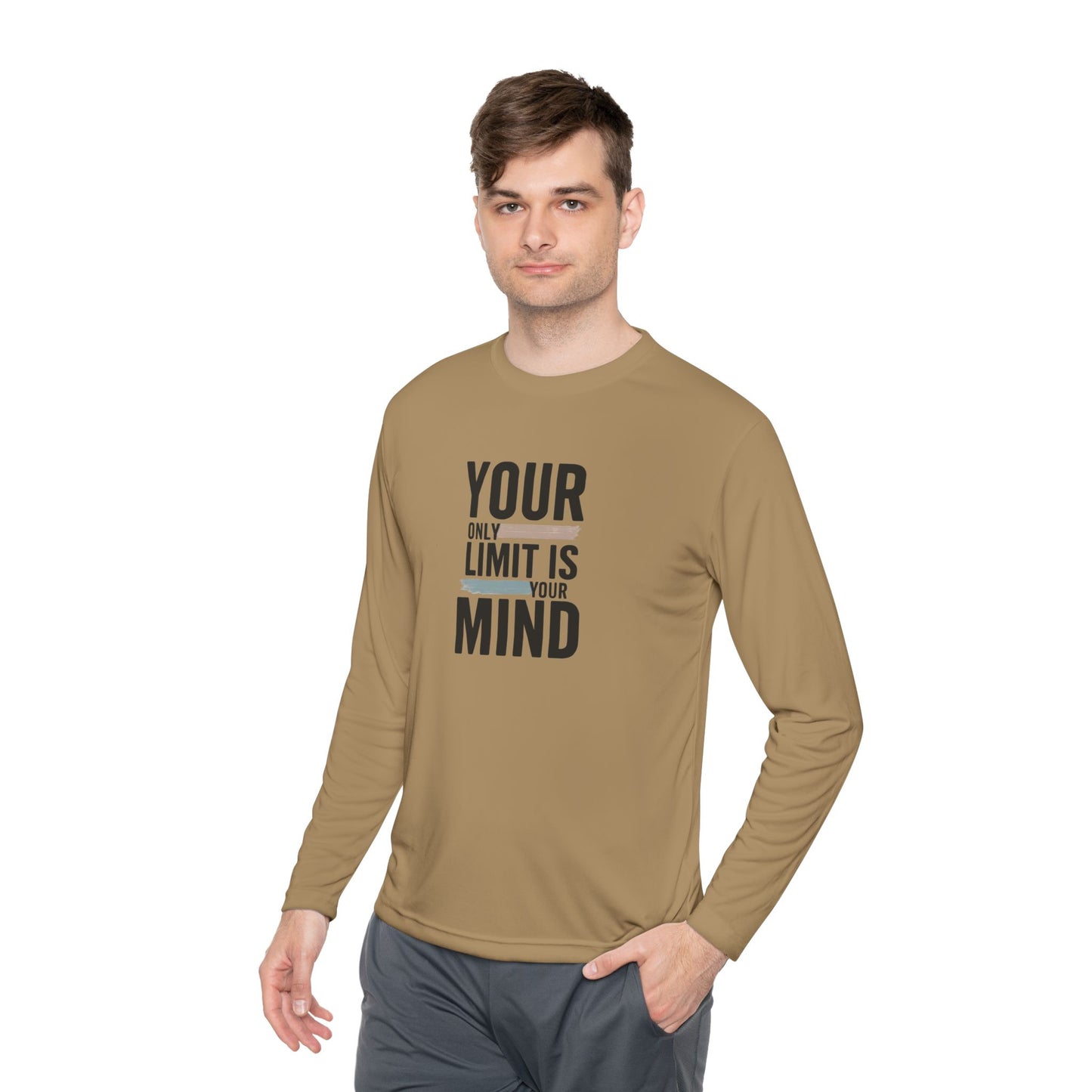 Your Only Limit Is Your Mind Long Sleeve Tee — Motivational Shirt