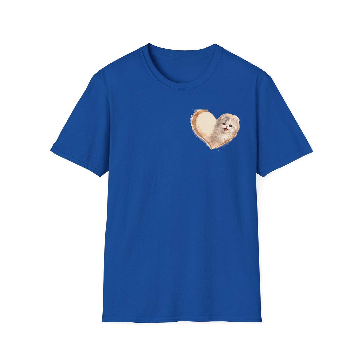 Kitty in My Heart T-Shirt — Cute Cat Graphic Tee for Cat Lovers