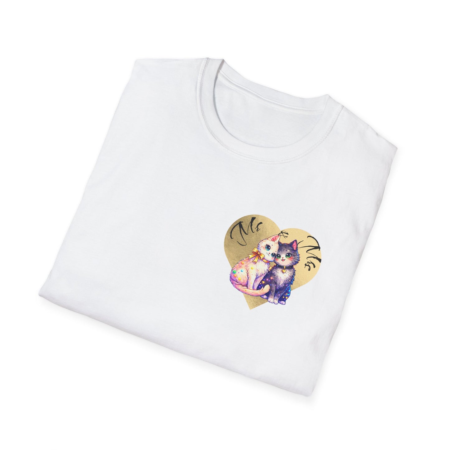 Heart Paw Print T-Shirt — Cute Cat & Dog Love Graphic Tee