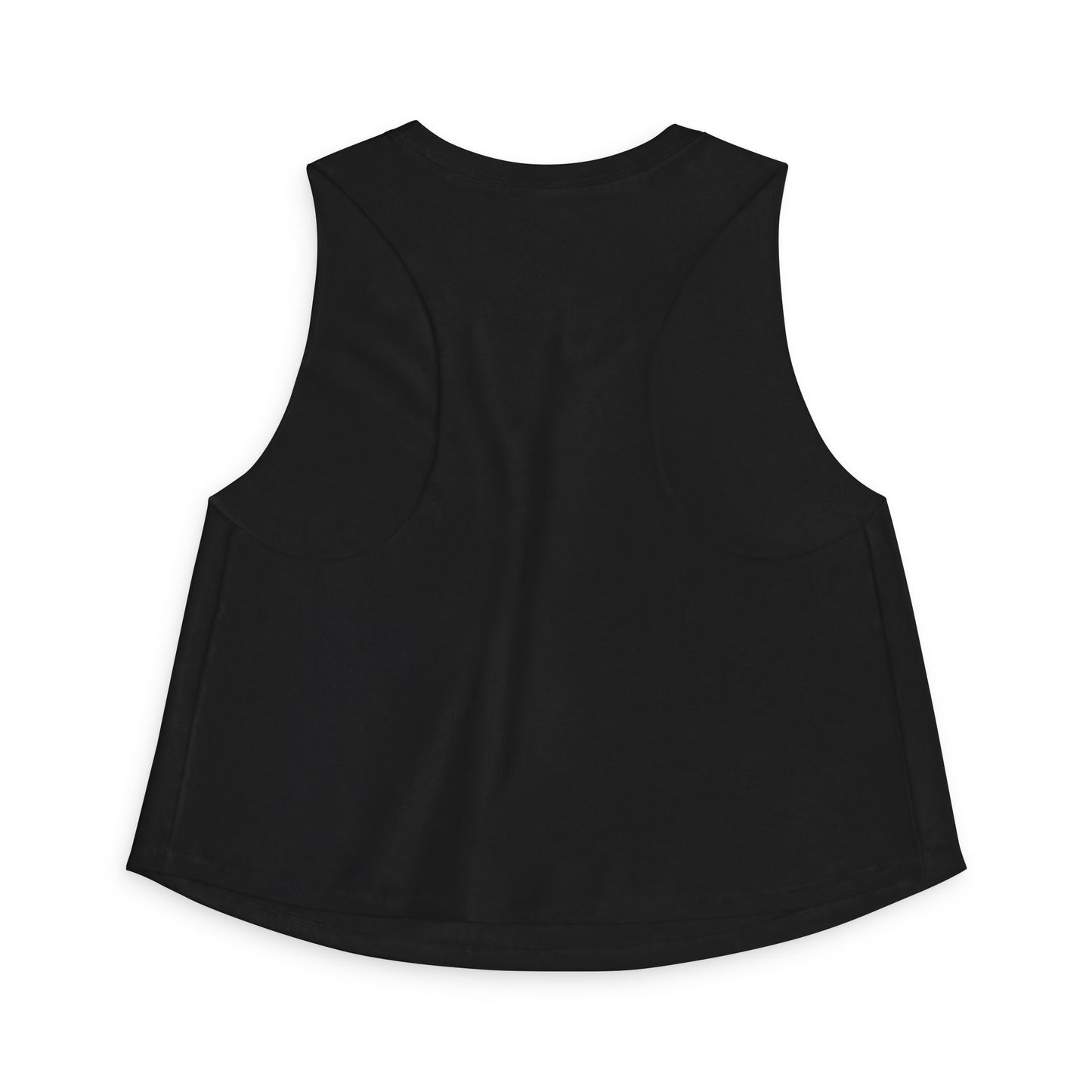 Chasing Sunshine Women's Crop Tank — Retro Sunset Palm Beach Top