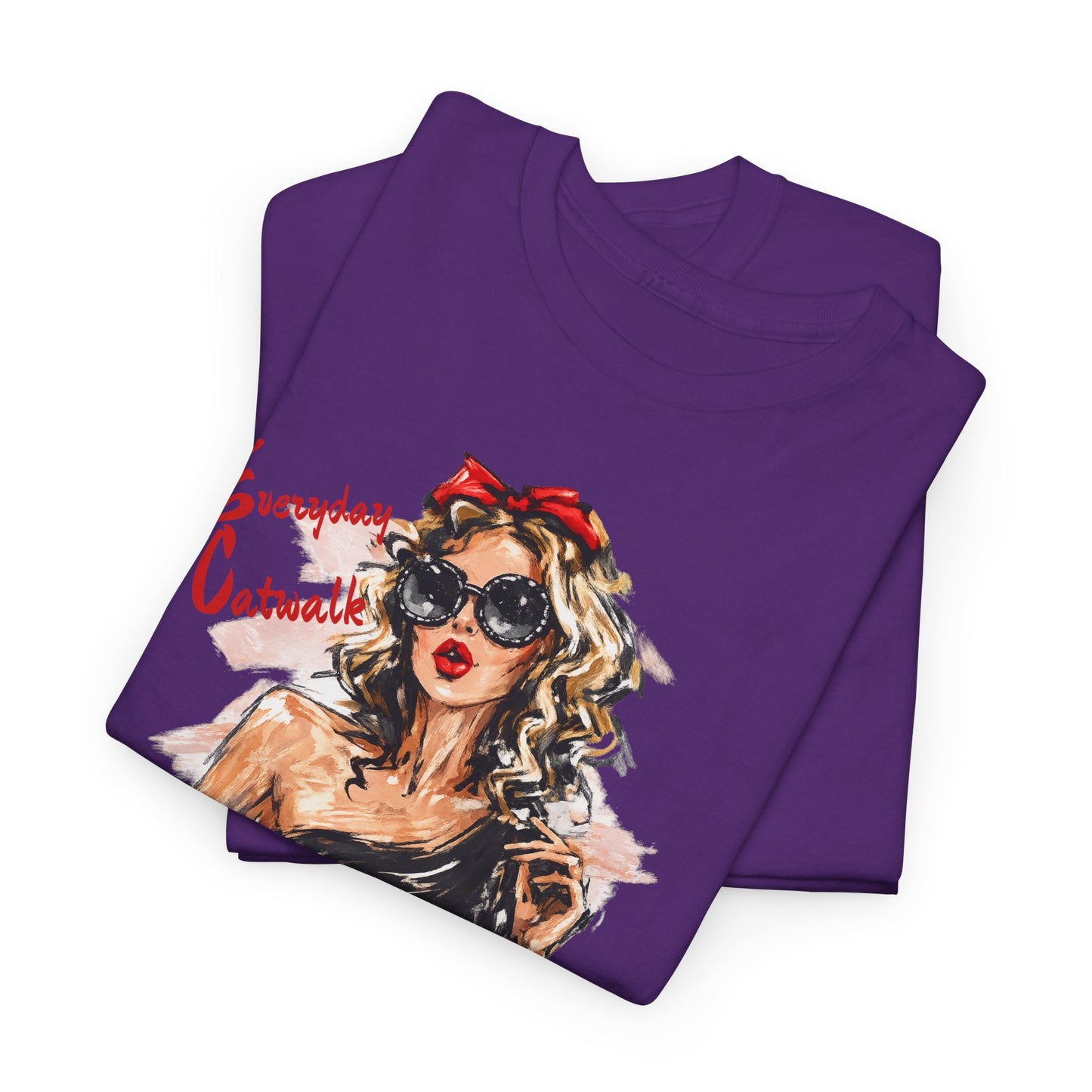 Fashion Tee — 'Everyday Catwalk' Graphic Shirt