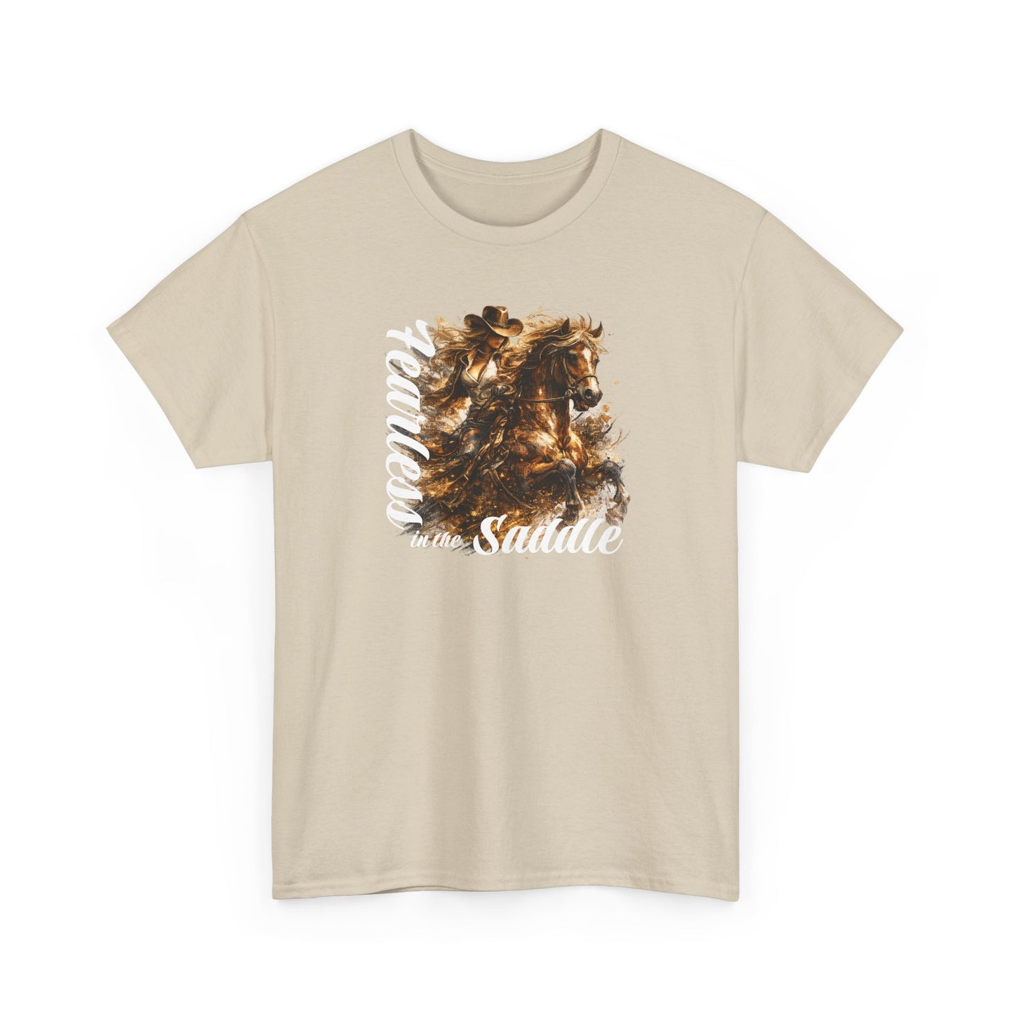 T-Shirt — 'Freedom in the Saddle' Horse Rider Graphic Tee