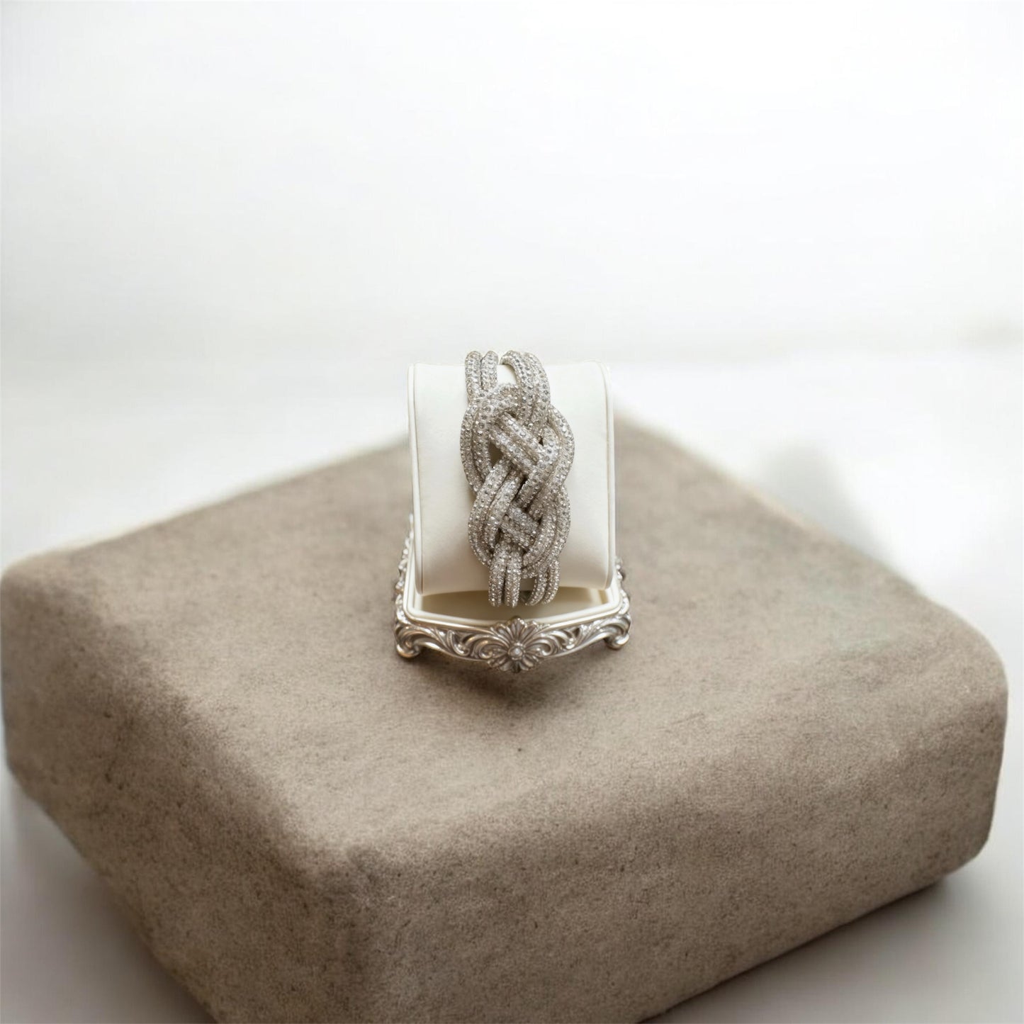 Crystal Diamond double Knot Bracelet