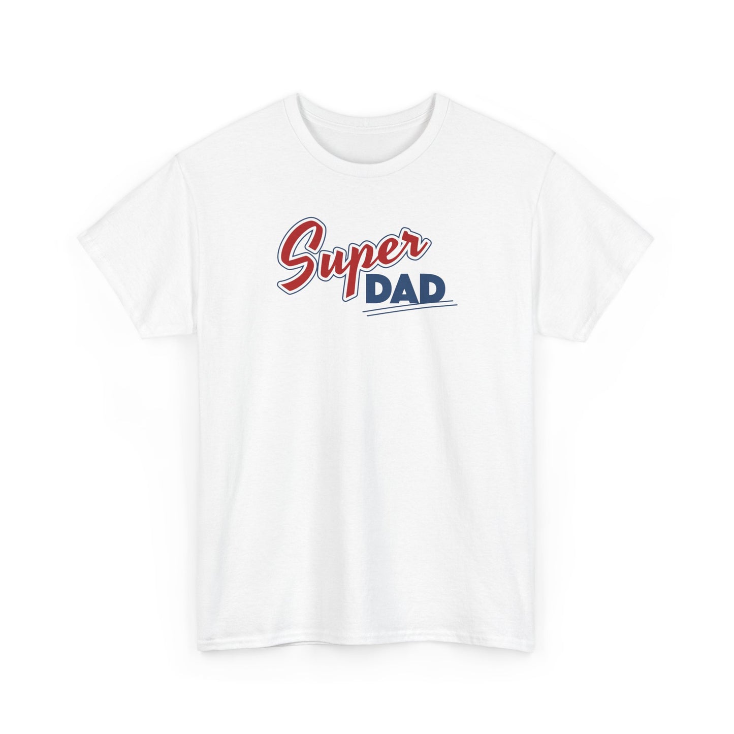 Super Dad T-Shirt — Retro Script Fathers Day Tee