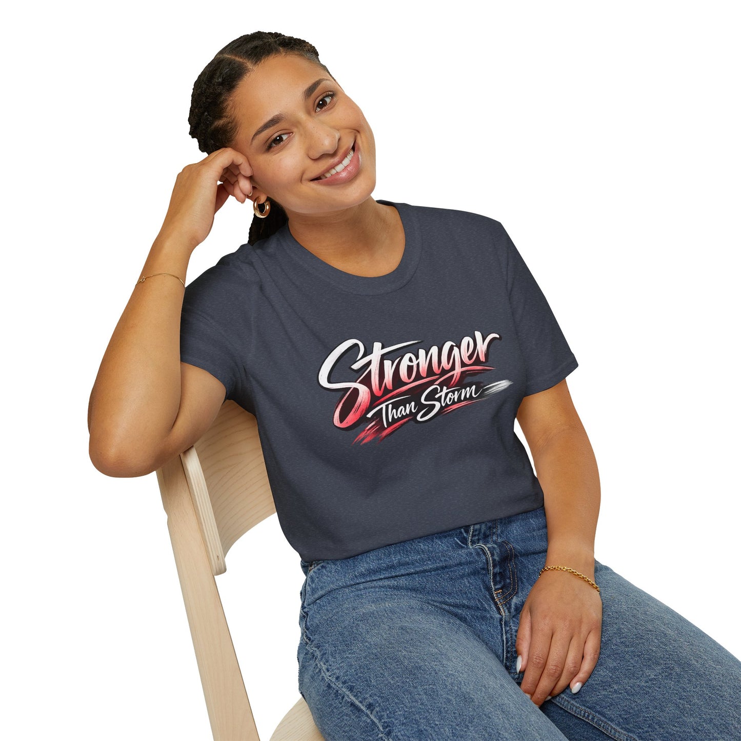 Stronger Than Storm T-Shirt — Inspirational Graphic Tee