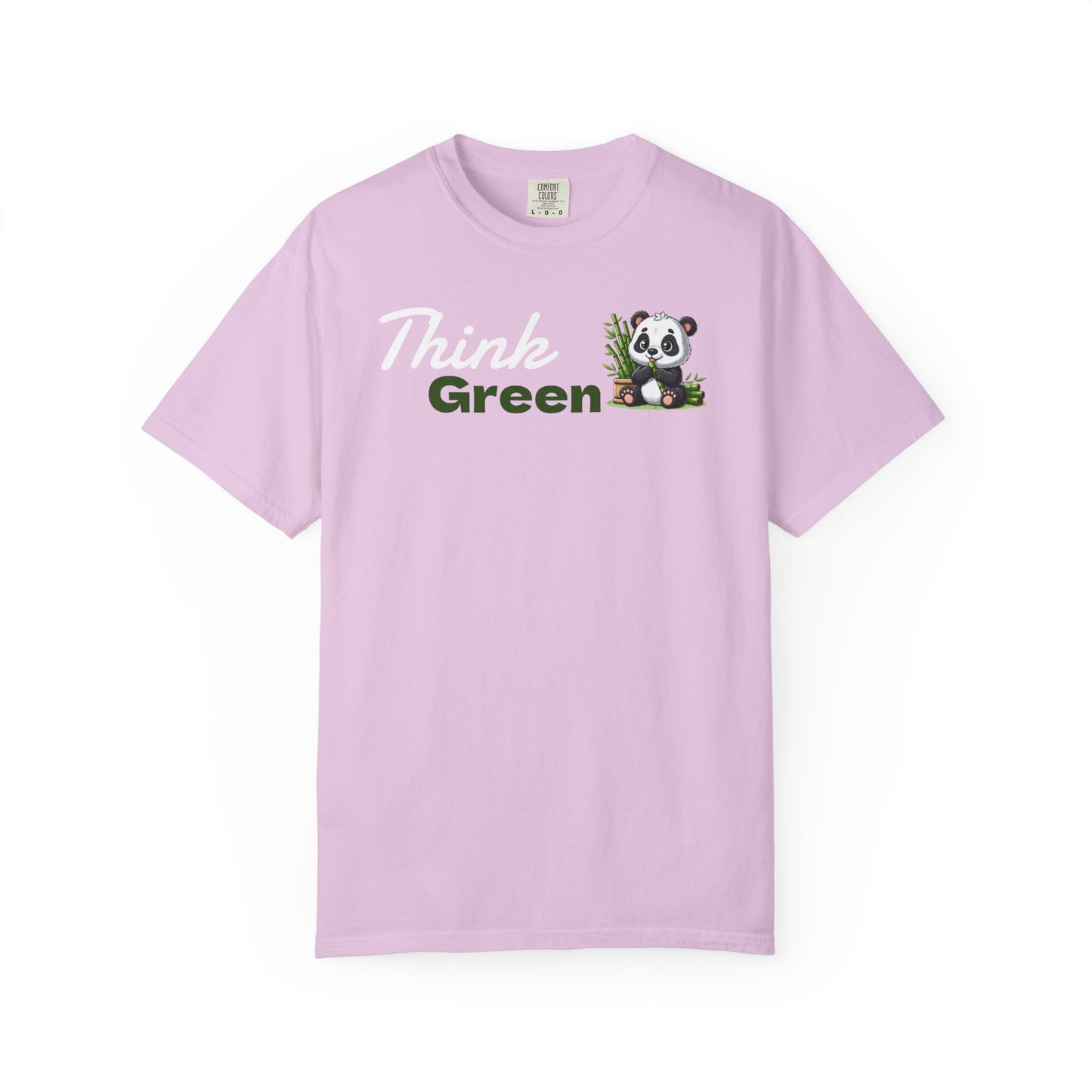 Think Green T-Shirt — Eco Message Garment-Dyed Tee