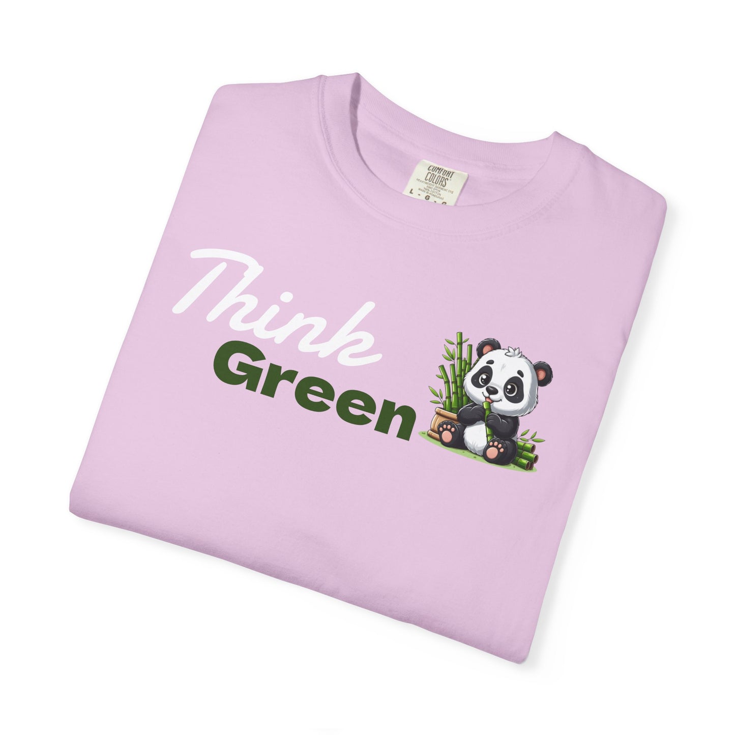 Think Green T-Shirt — Eco Message Garment-Dyed Tee