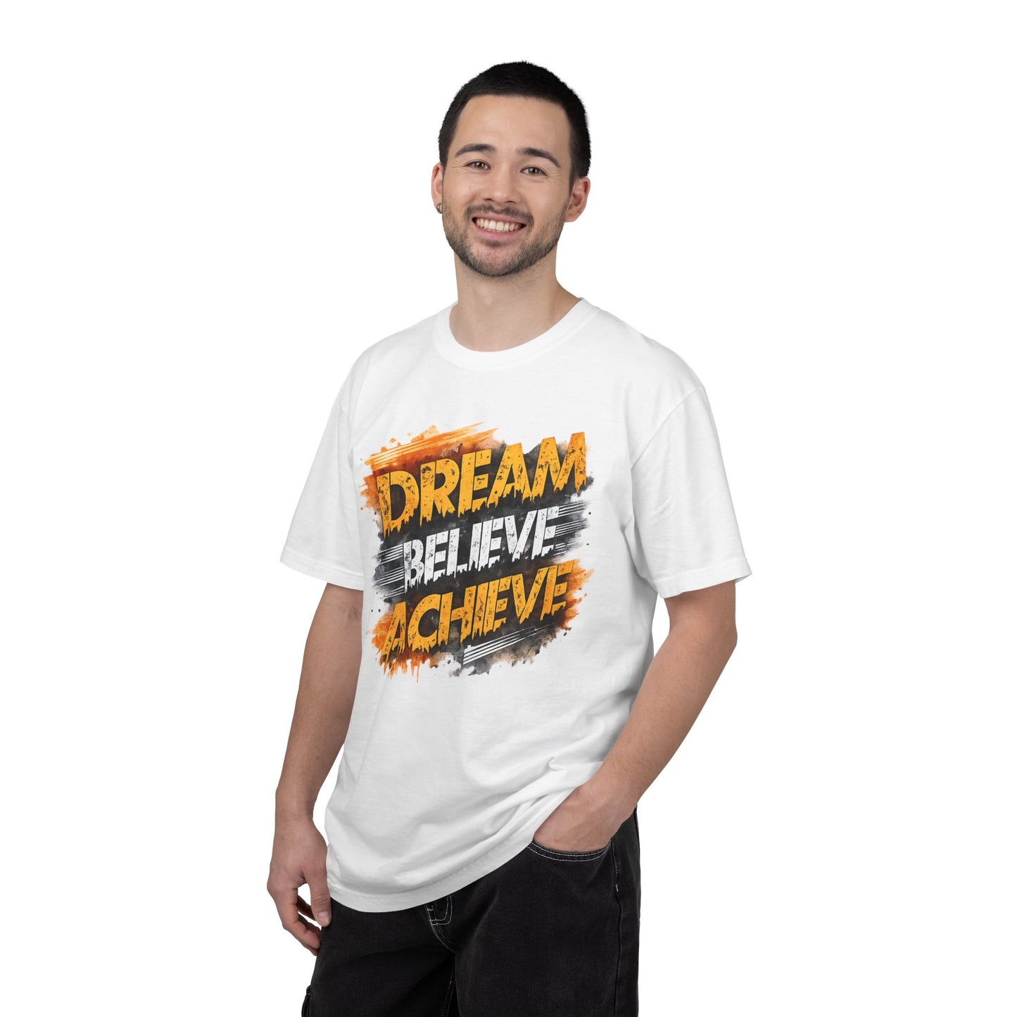 Dream Believe Achieve T-Shirt — Inspirational Motivational Tee