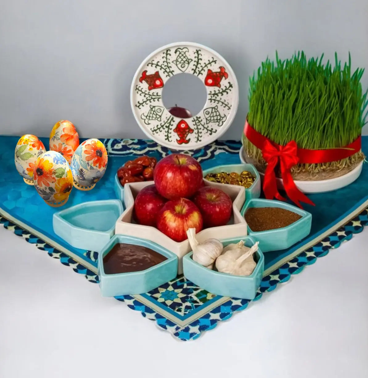Decoupage Decorative Eggs | Floral Handmade Decorative Eggs - MehrArt collections