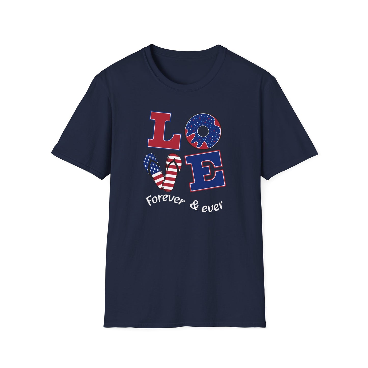 Patriotic "LOVE Forever & Ever" T-Shirt